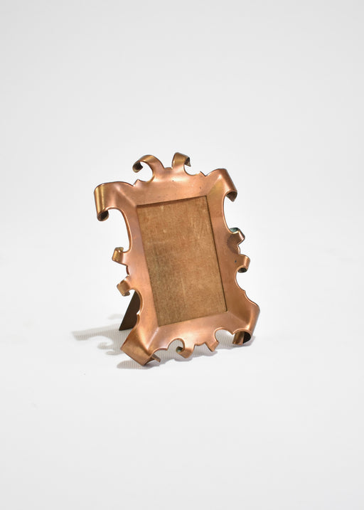 Brass Scroll Picture Frame
