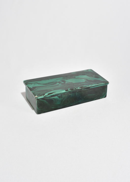 Ceramic Malachite Box