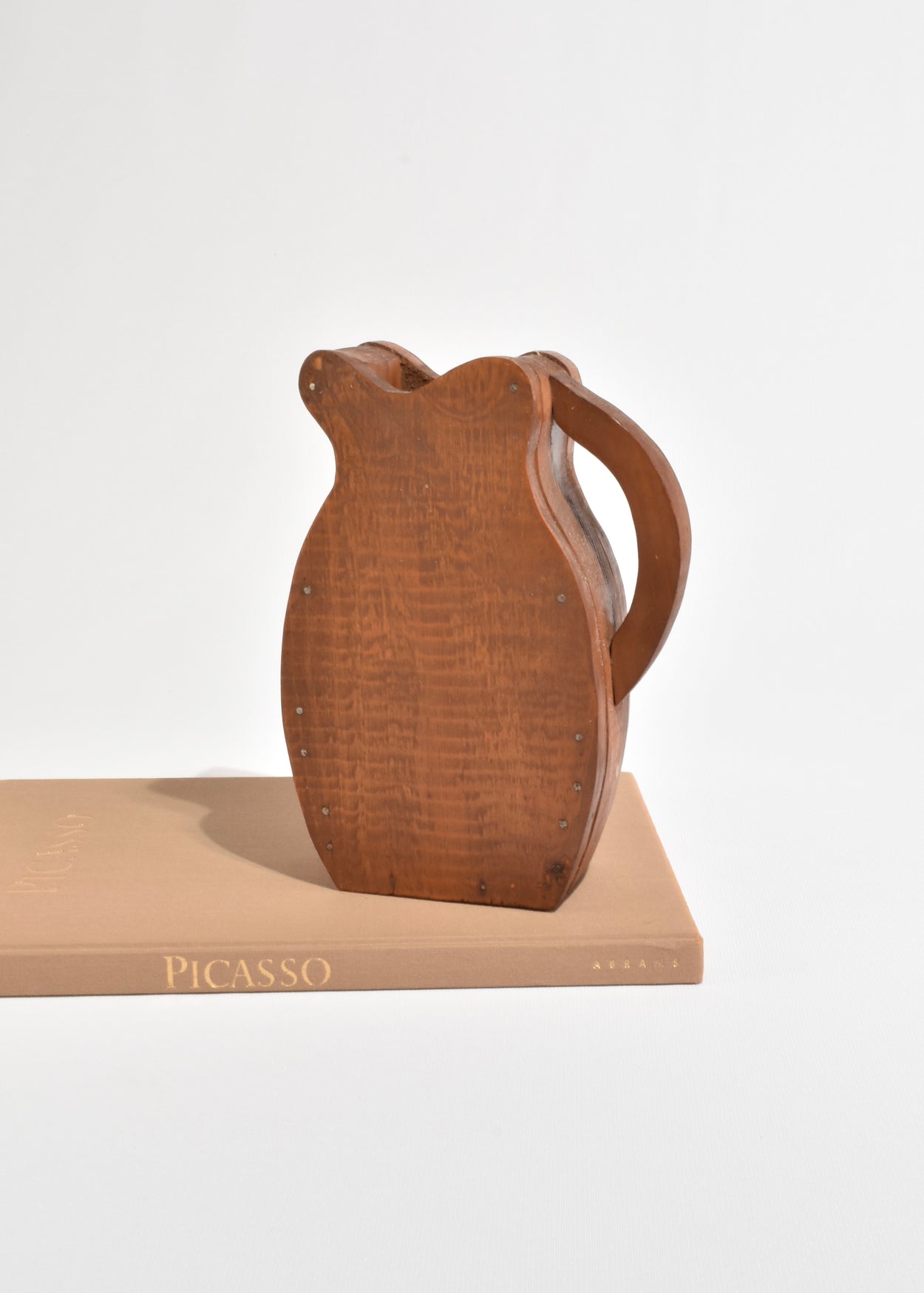 Sculptural Wooden Pitcher