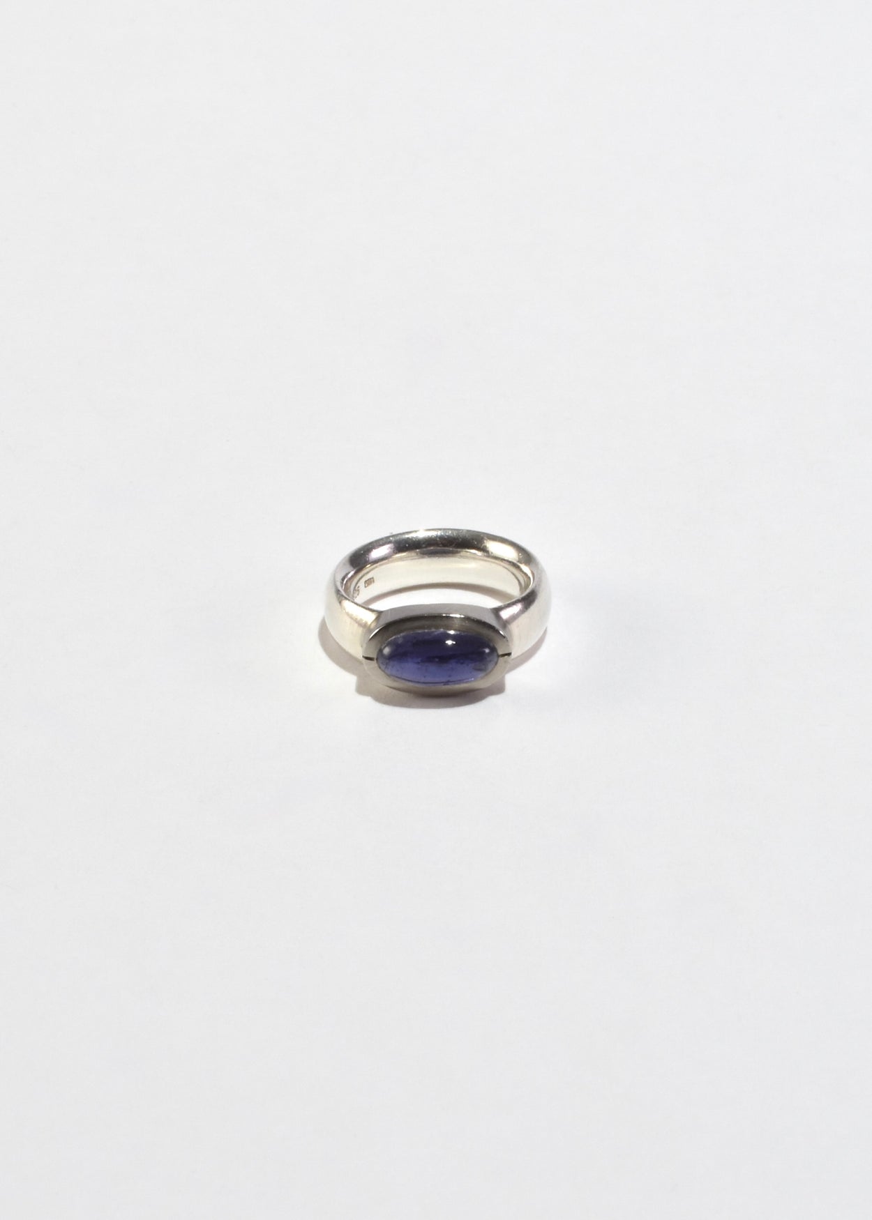 Oval Iolite Ring