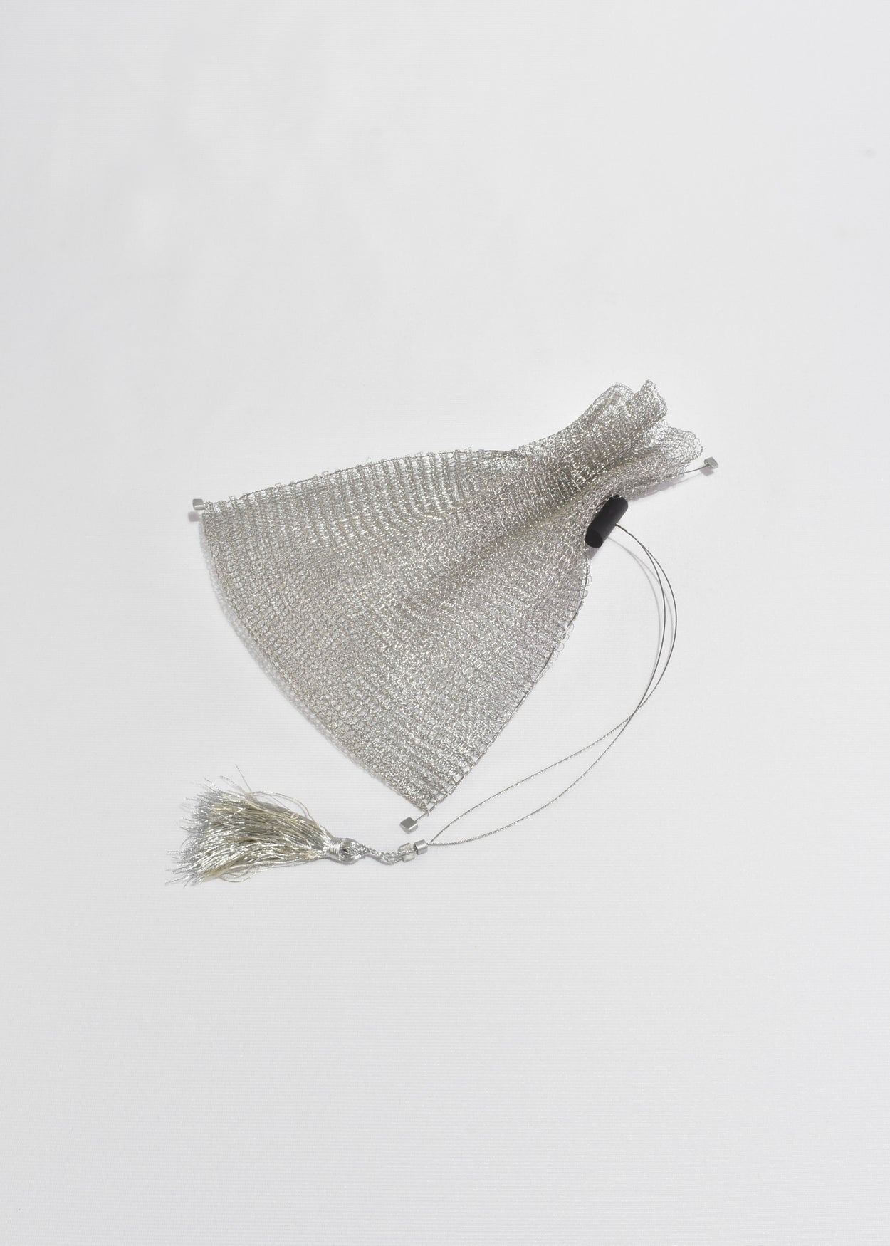 Handcrafted Mesh Drawstring Purse