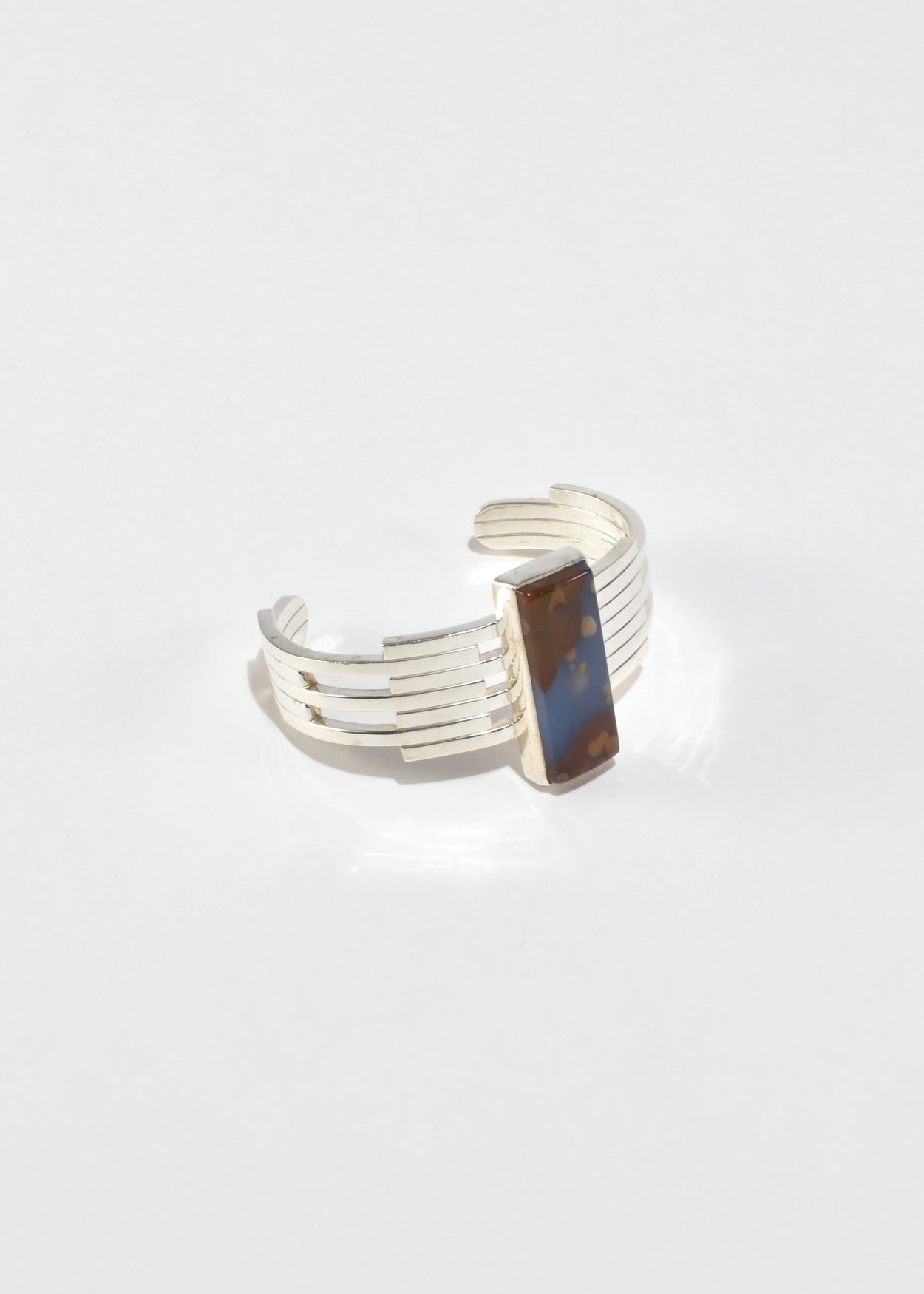 Deco Agate Cuff Bracelet