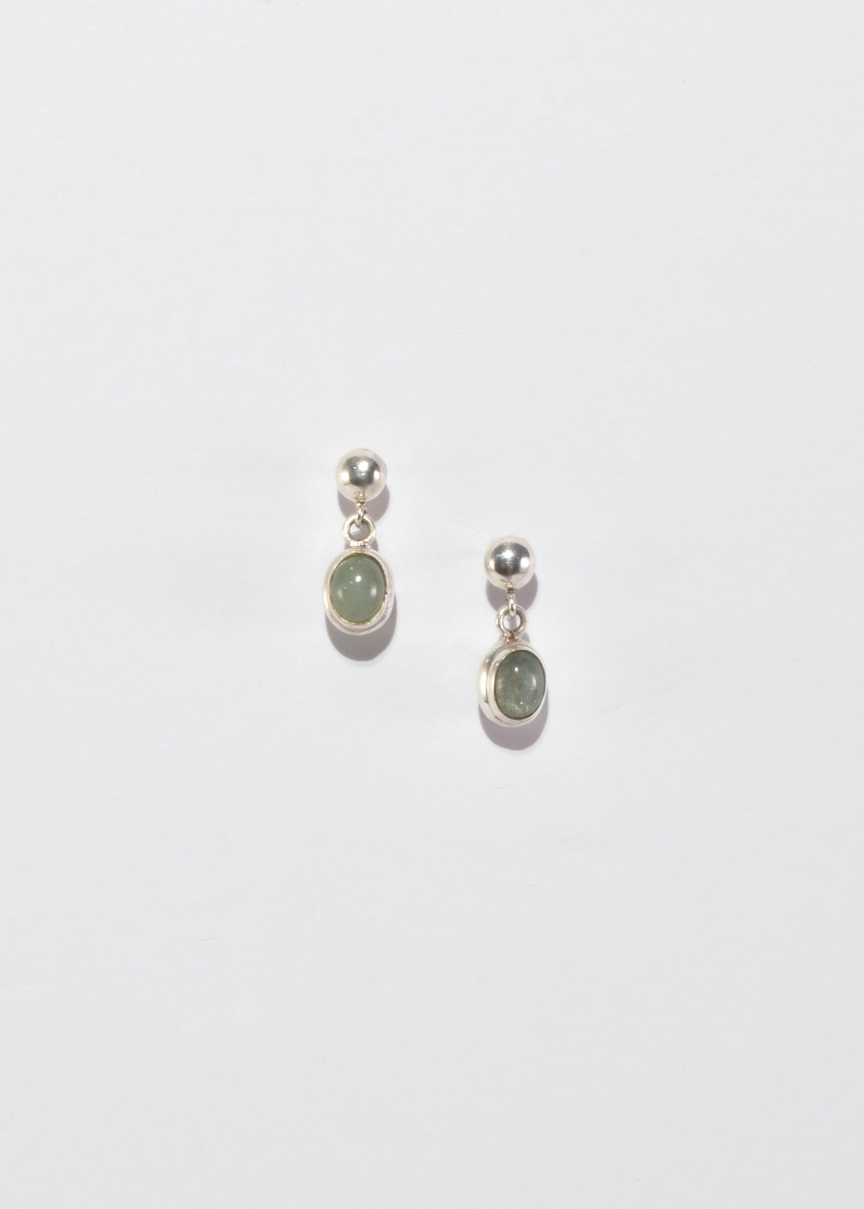 Sterling Aventurine Earrings