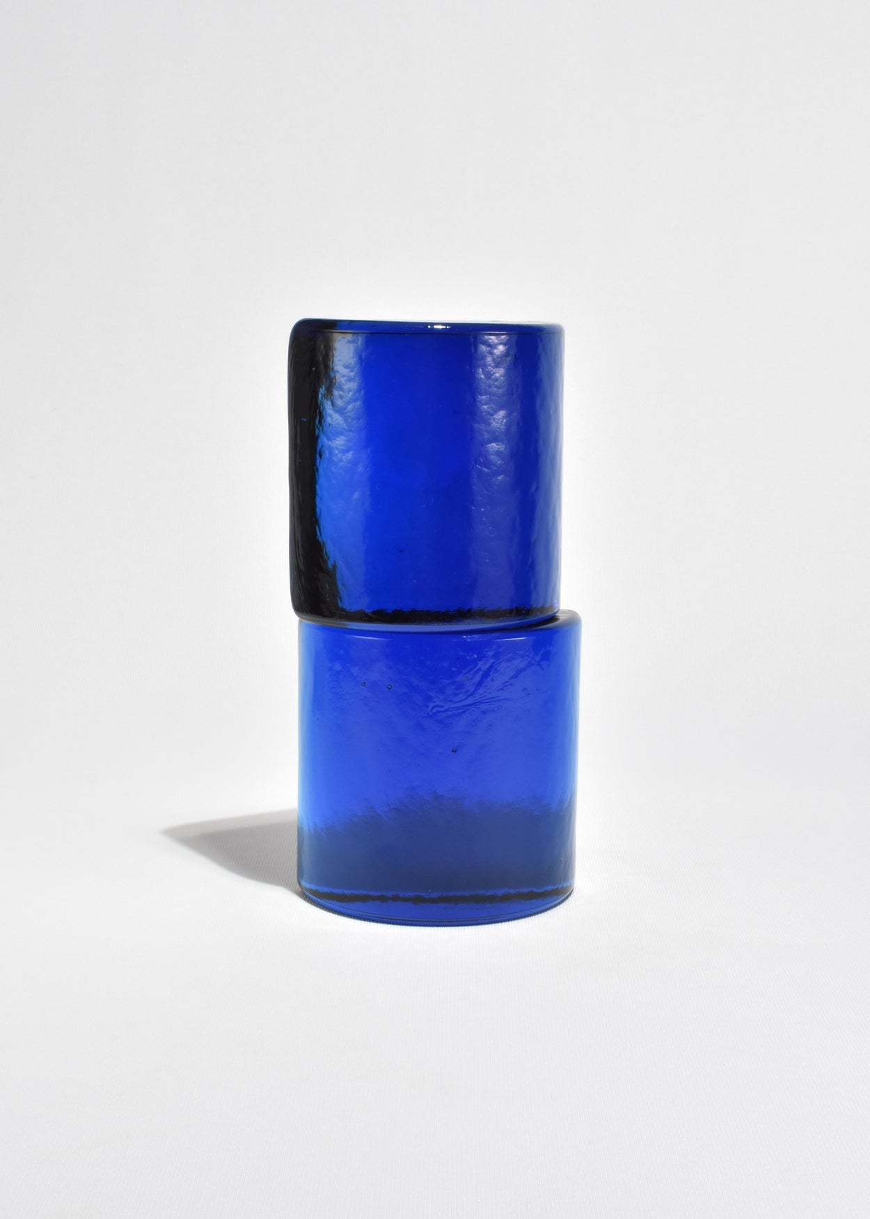 Cobalt Glass Bookends