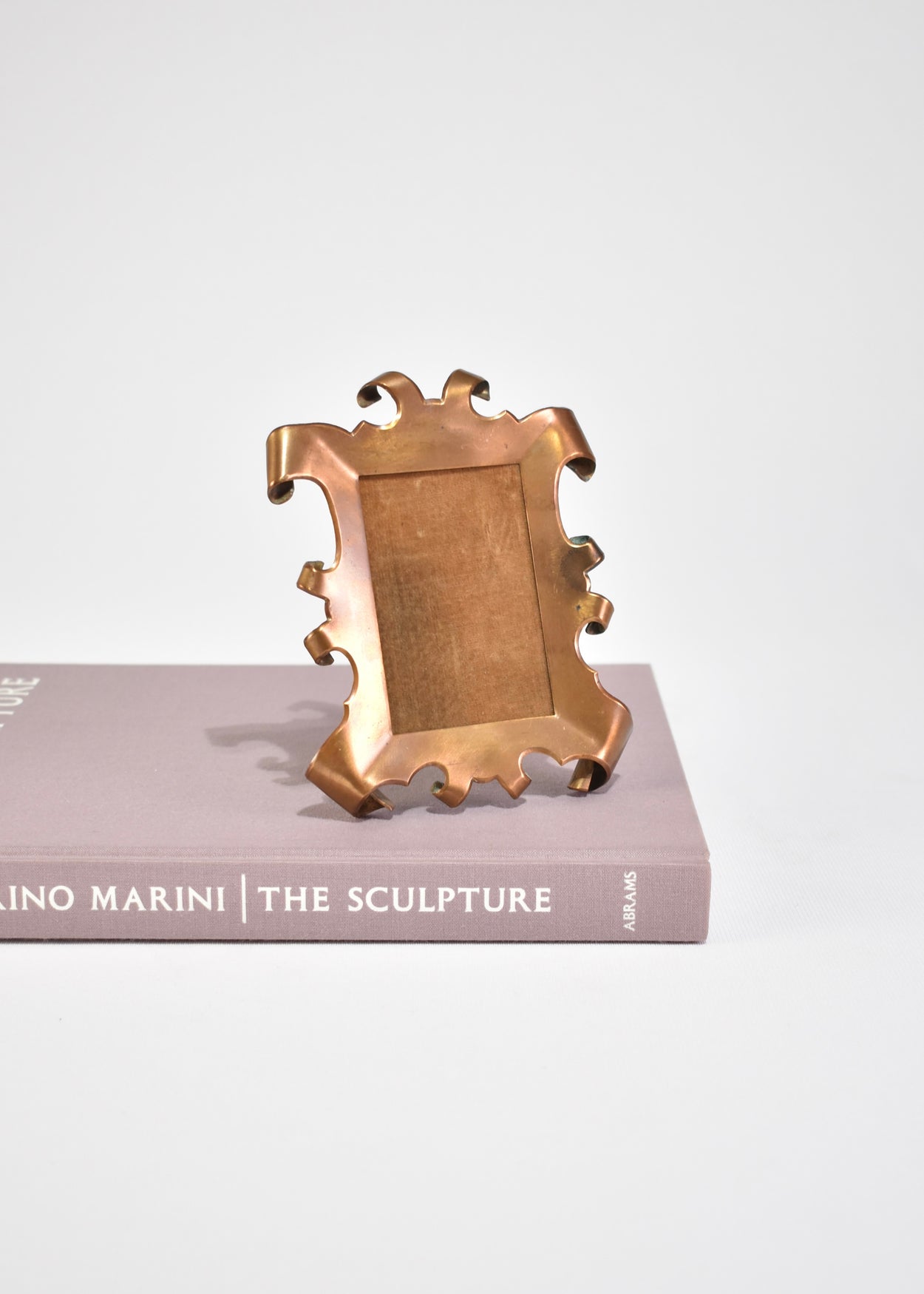 Brass Scroll Picture Frame