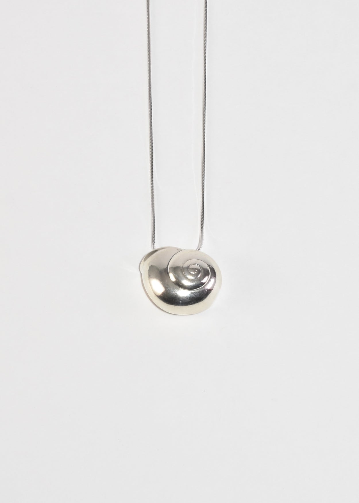 Sterling Shell Pendant Necklace