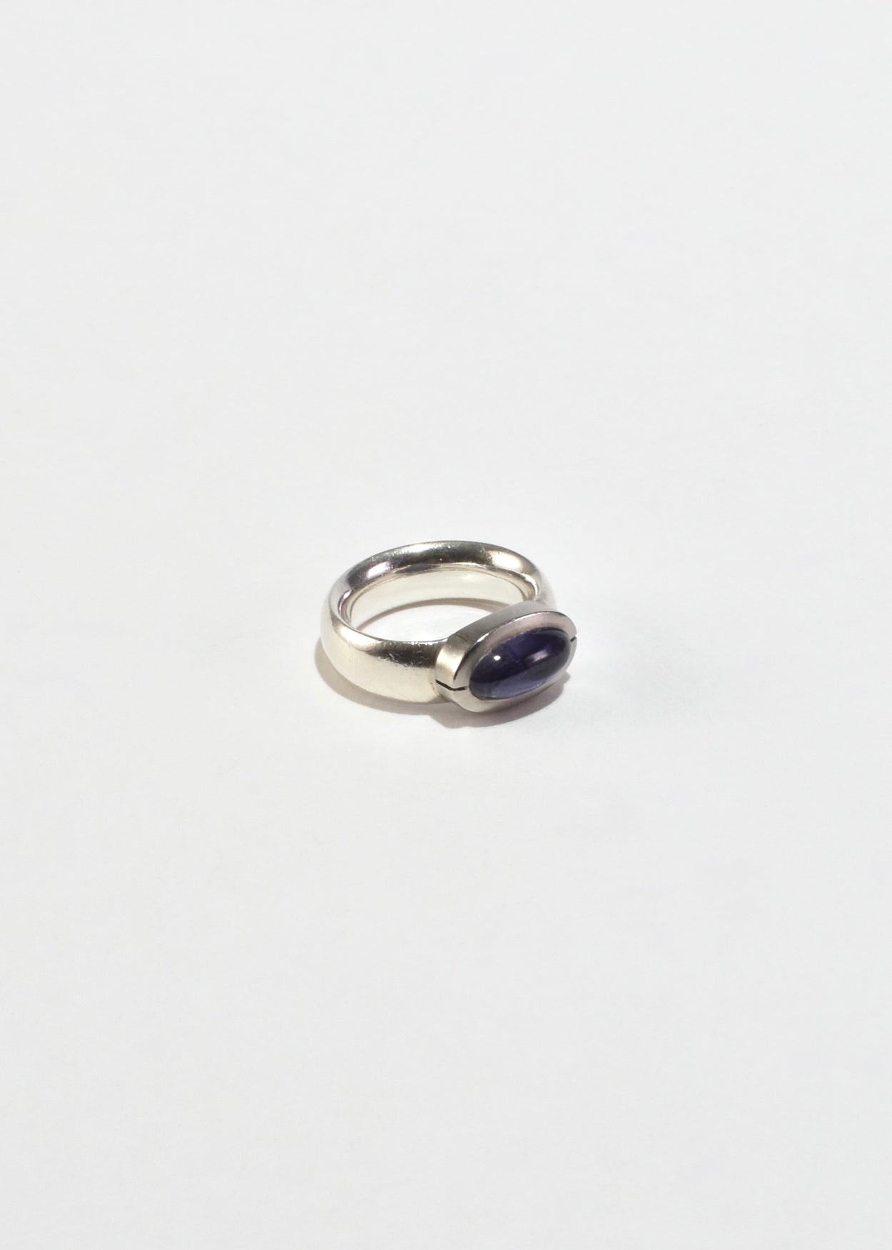 Oval Iolite Ring