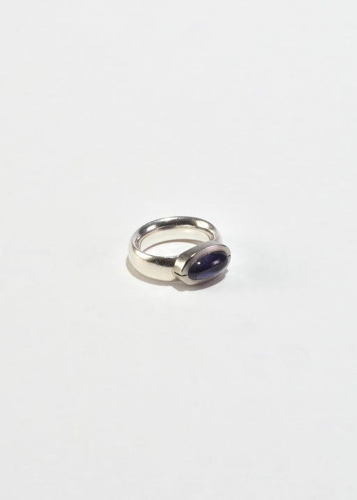 Oval Iolite Ring