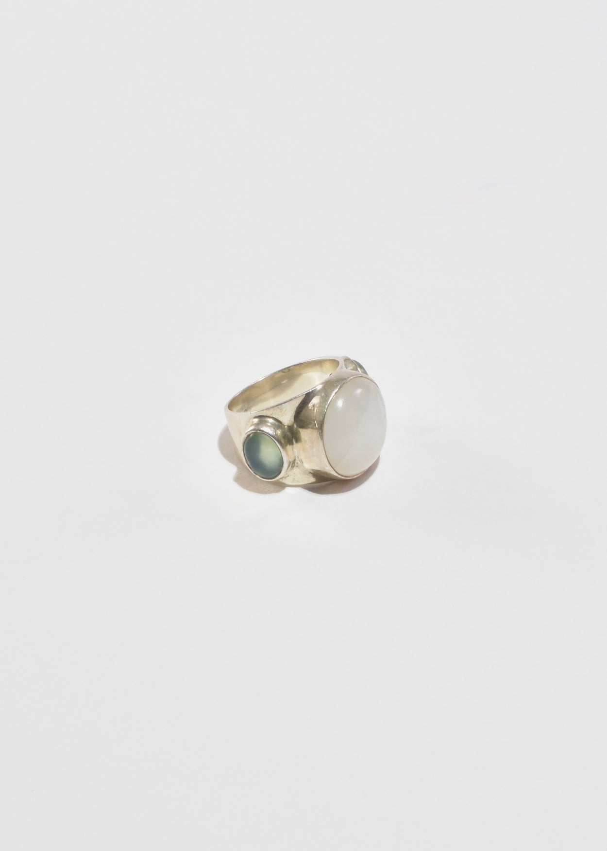 Moonstone Prasiolite Ring