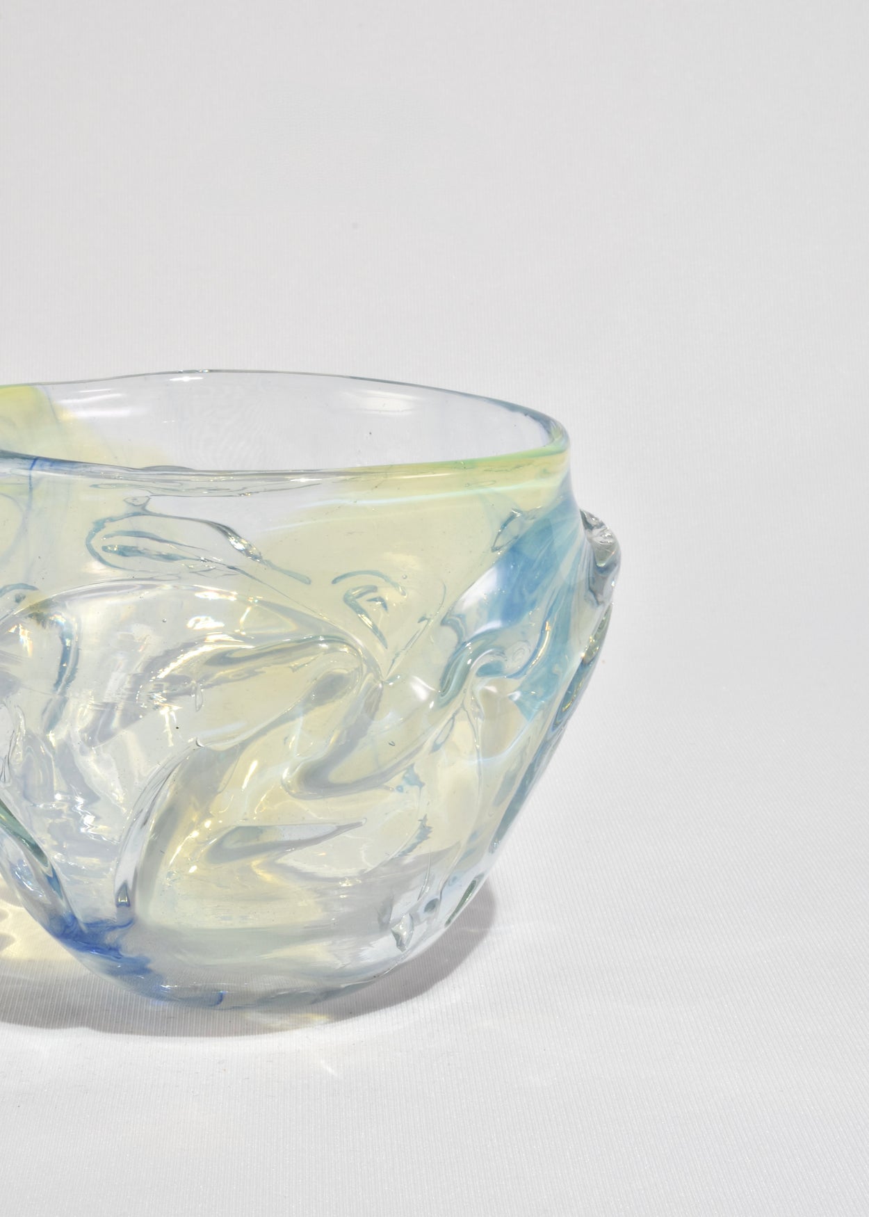 Opalescent Blown Glass Bowl