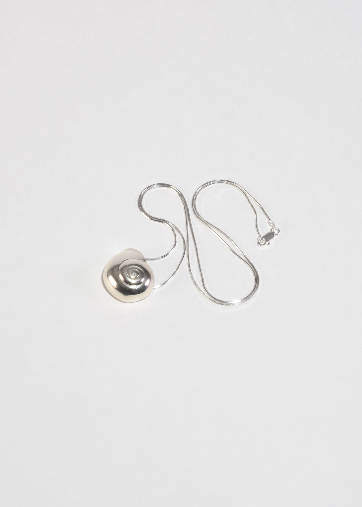 Sterling Shell Pendant Necklace