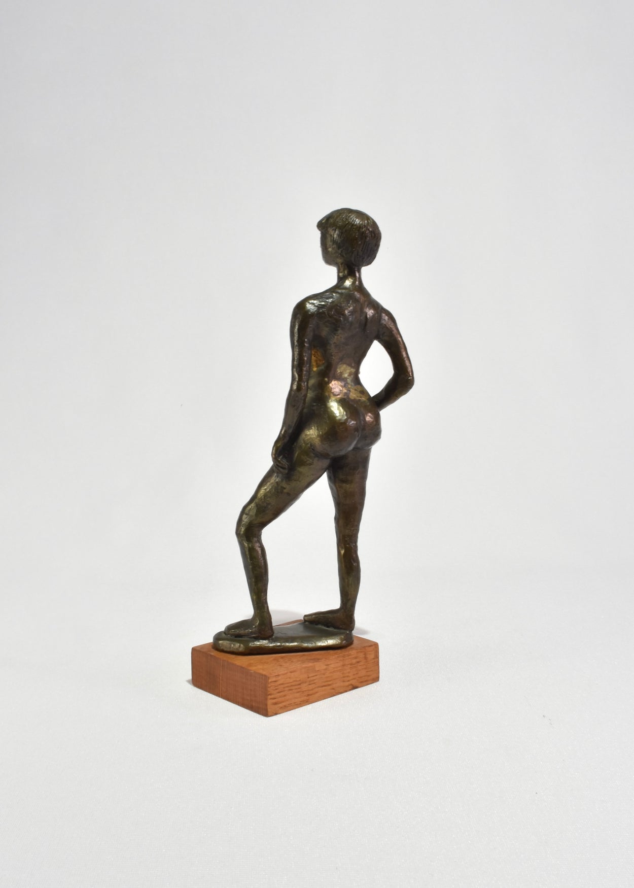 Modernist Bronze Figure, Standing