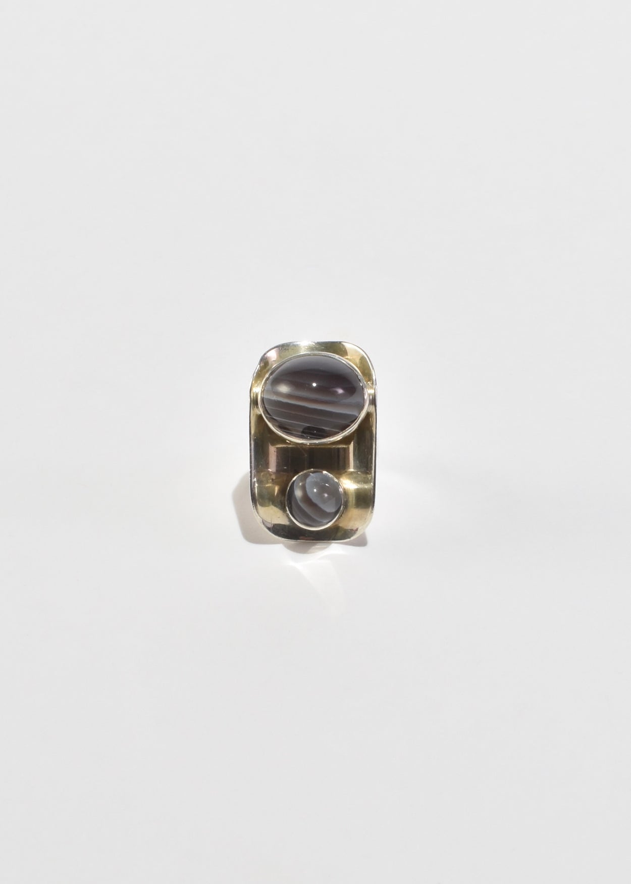 Modernist Agate Ring