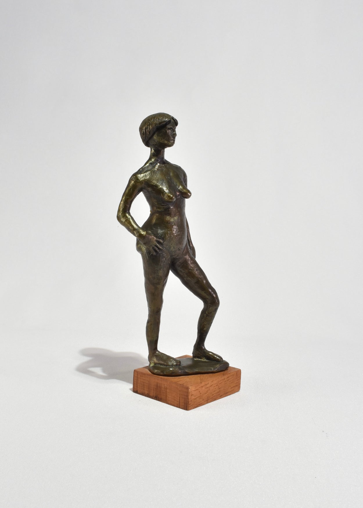 Modernist Bronze Figure, Standing