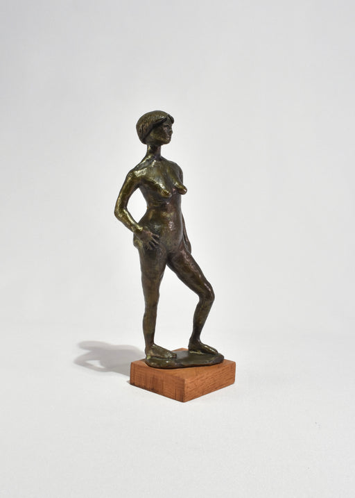 Modernist Bronze Figure, Standing