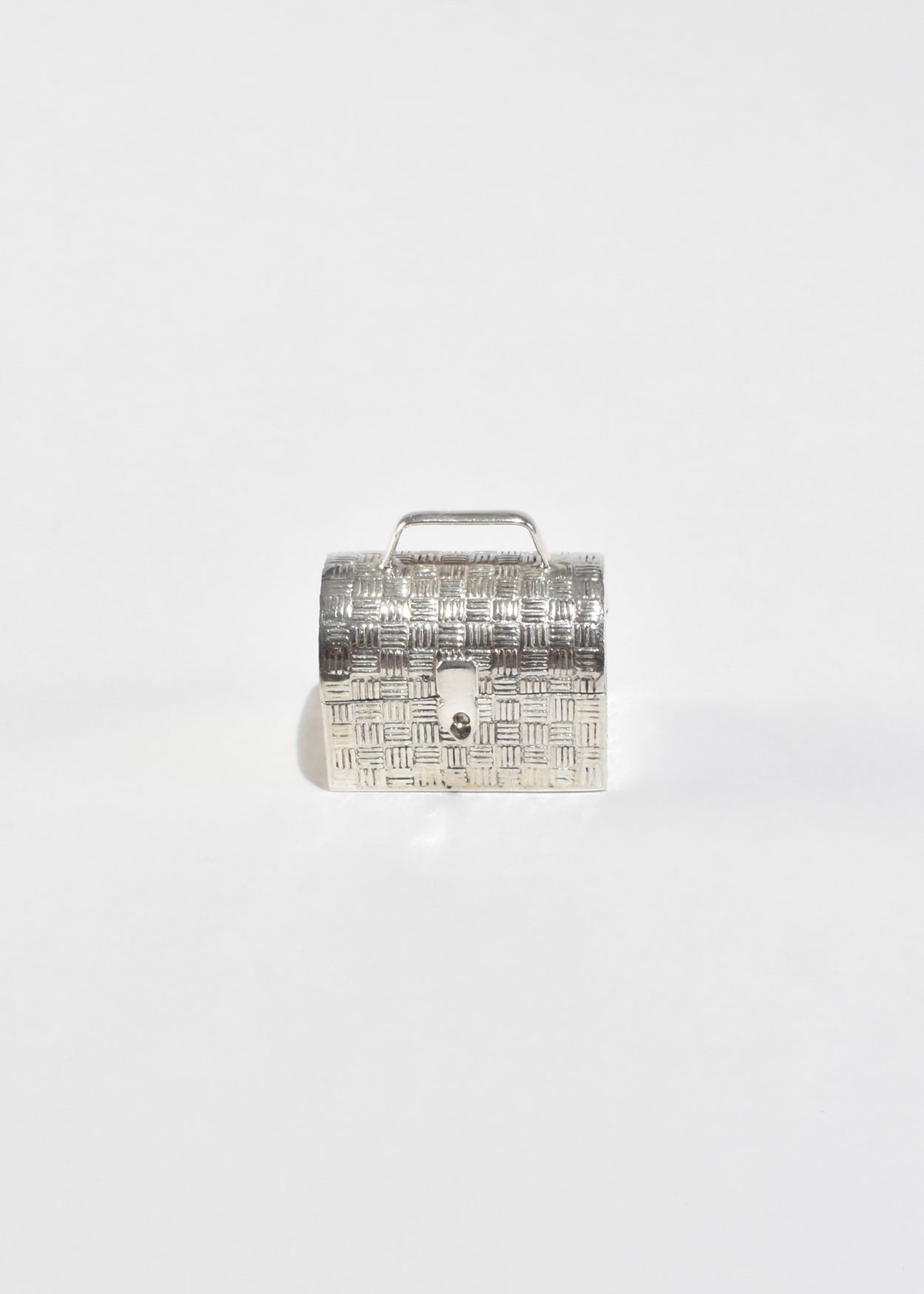 Sterling Basket Pillbox