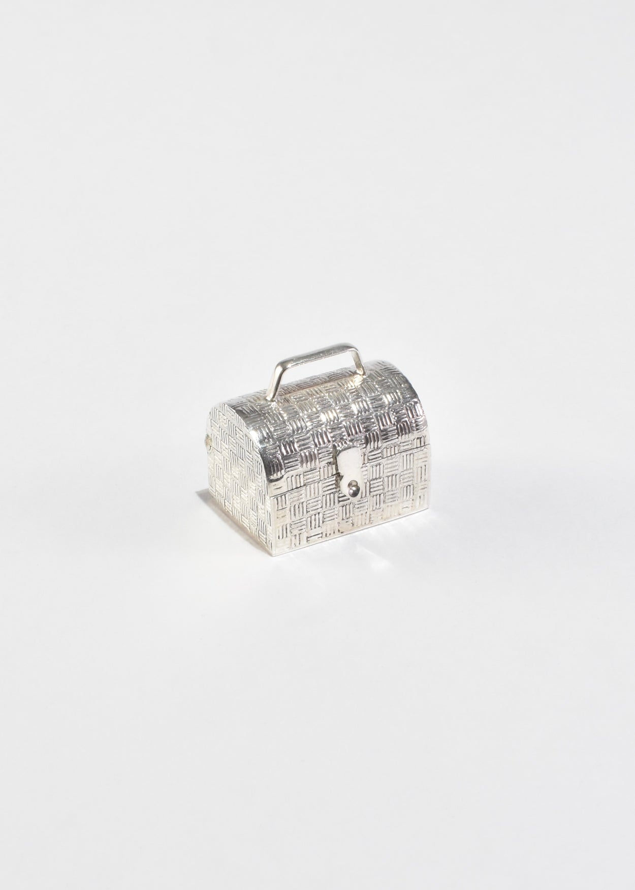 Sterling Basket Pillbox