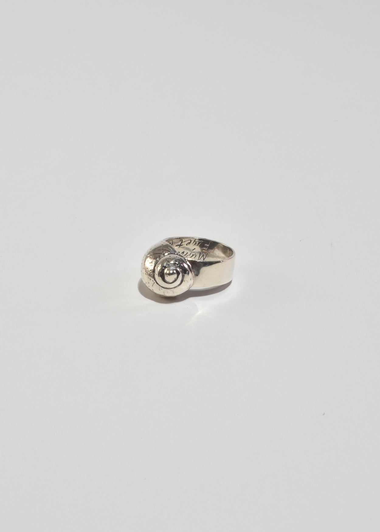 Sterling Shell Ring