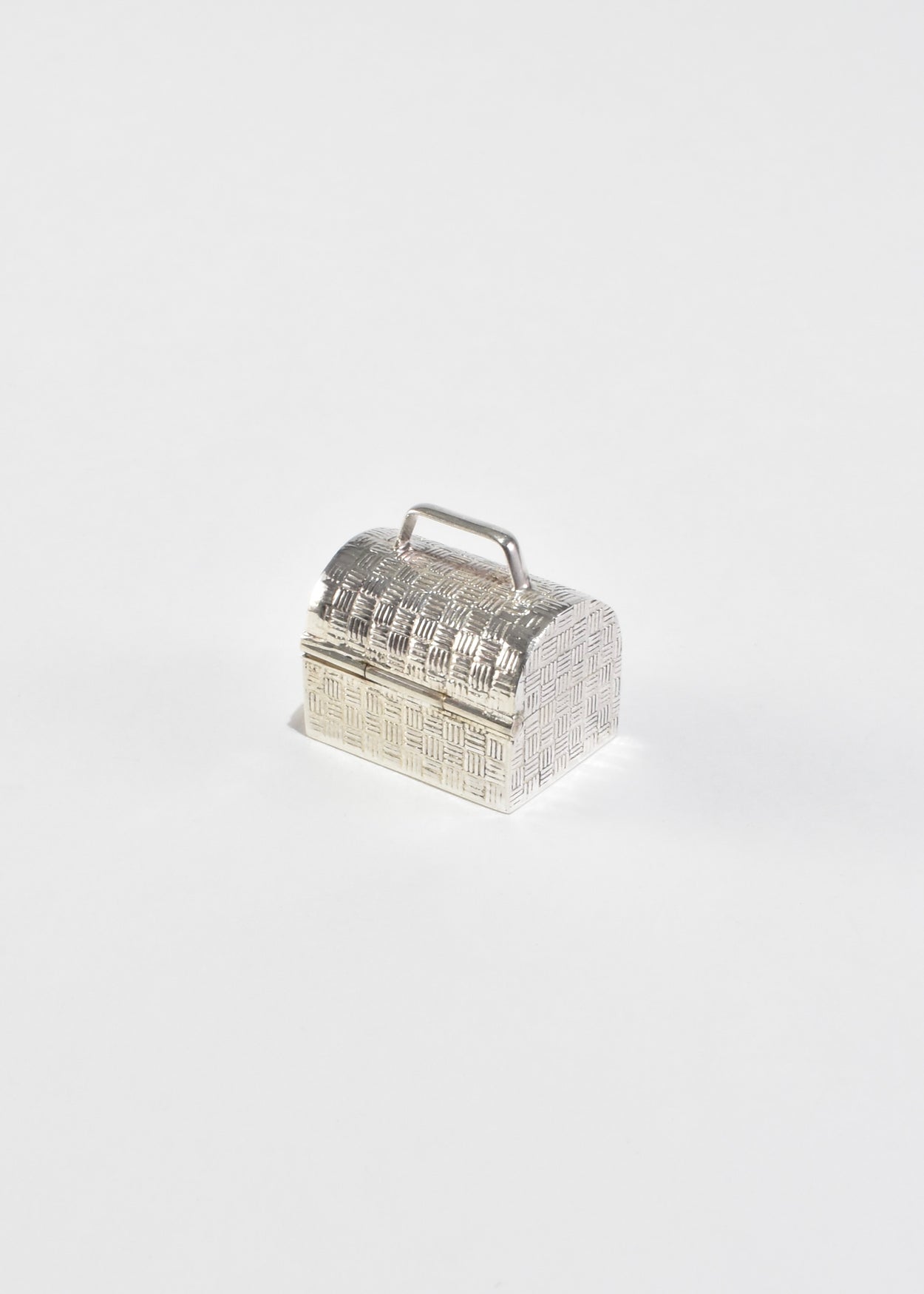 Sterling Basket Pillbox