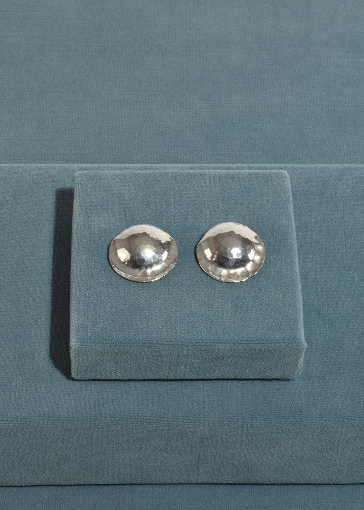 Hammered Circle Earrings