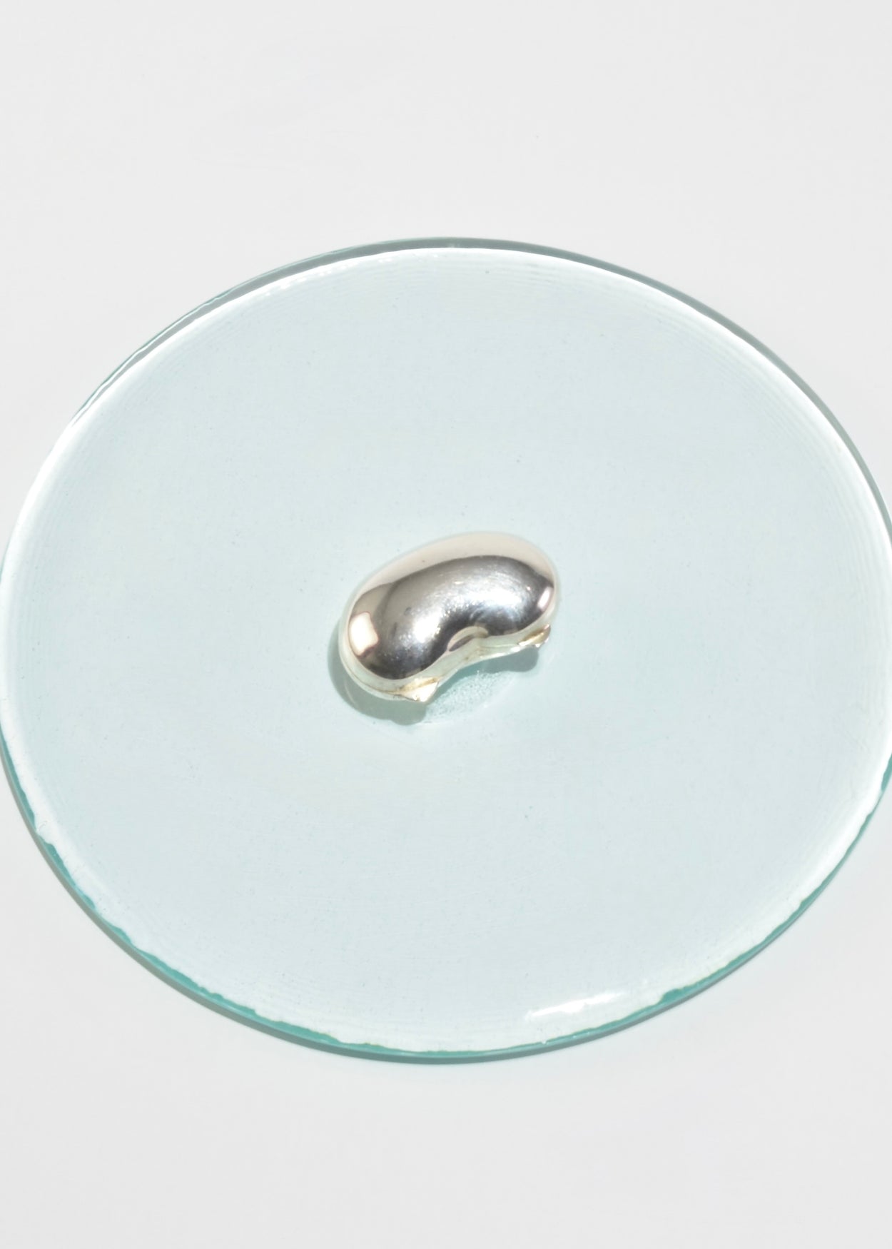 Silver Bean Pill Box