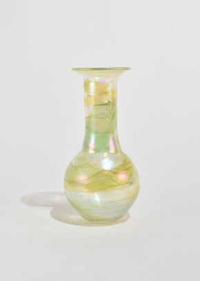 Green Watercolor Vase