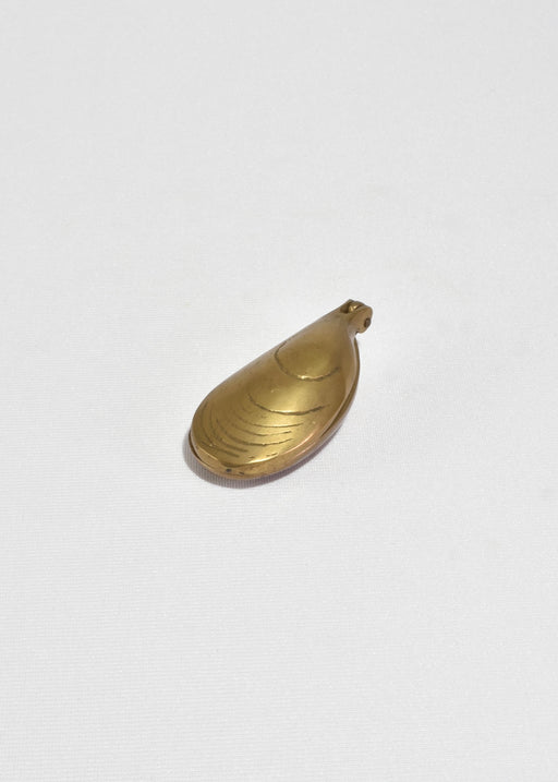 Solid Brass Mussel Shell Box