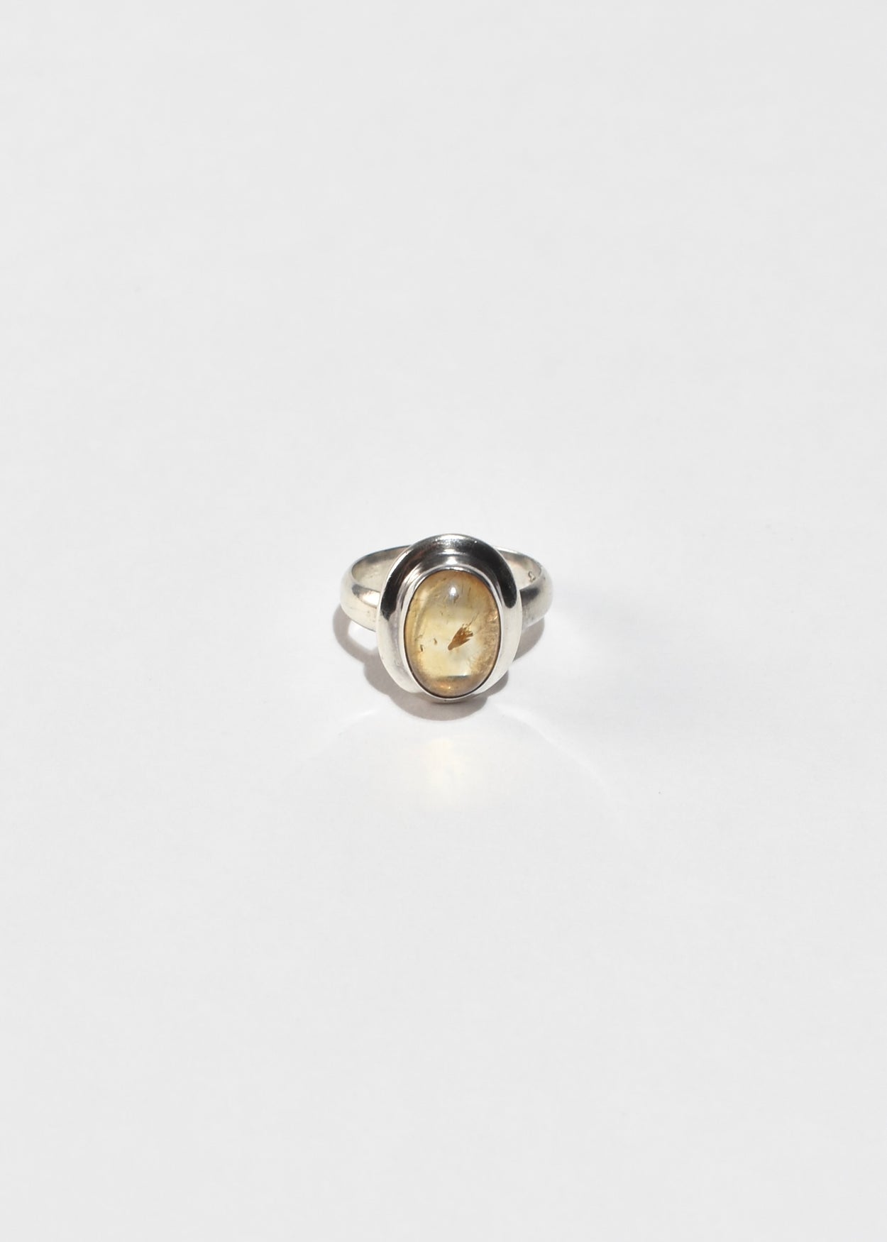 Oval Citrine Ring