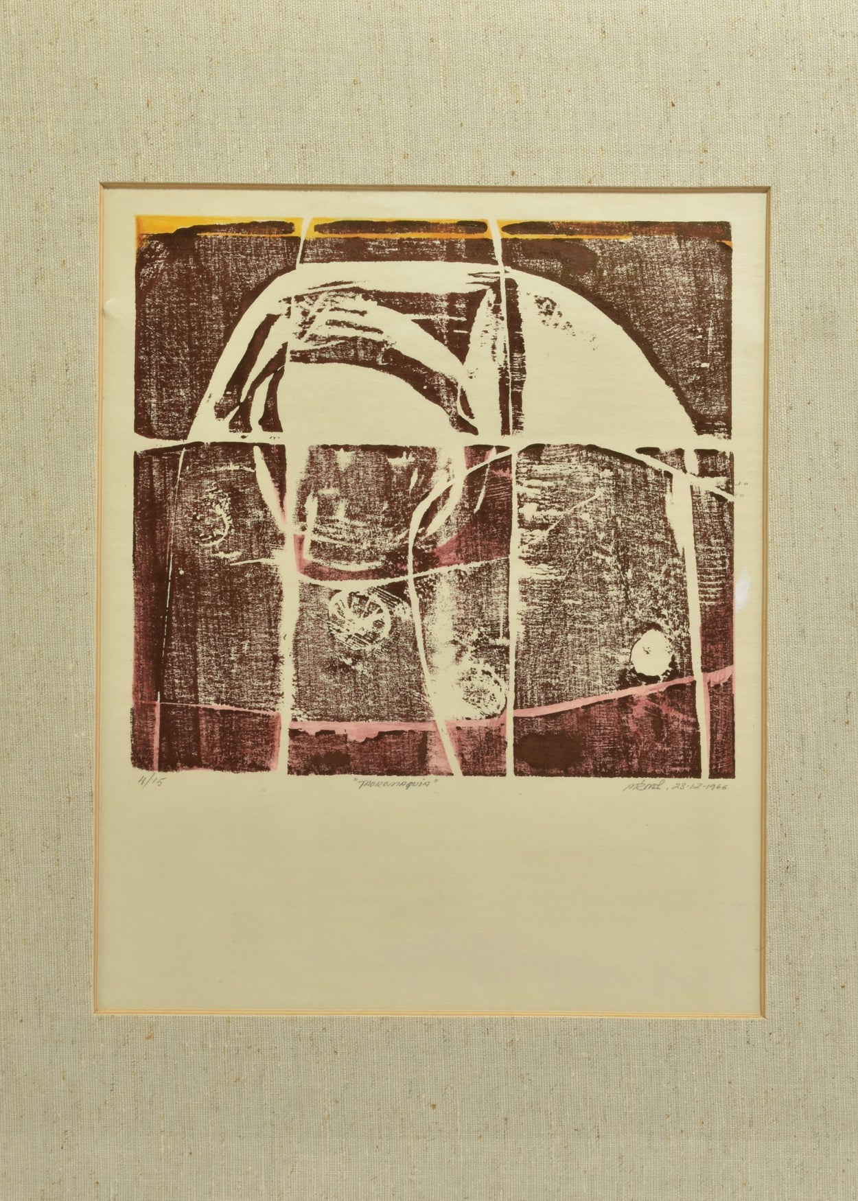 Tauromaquia Print, Framed