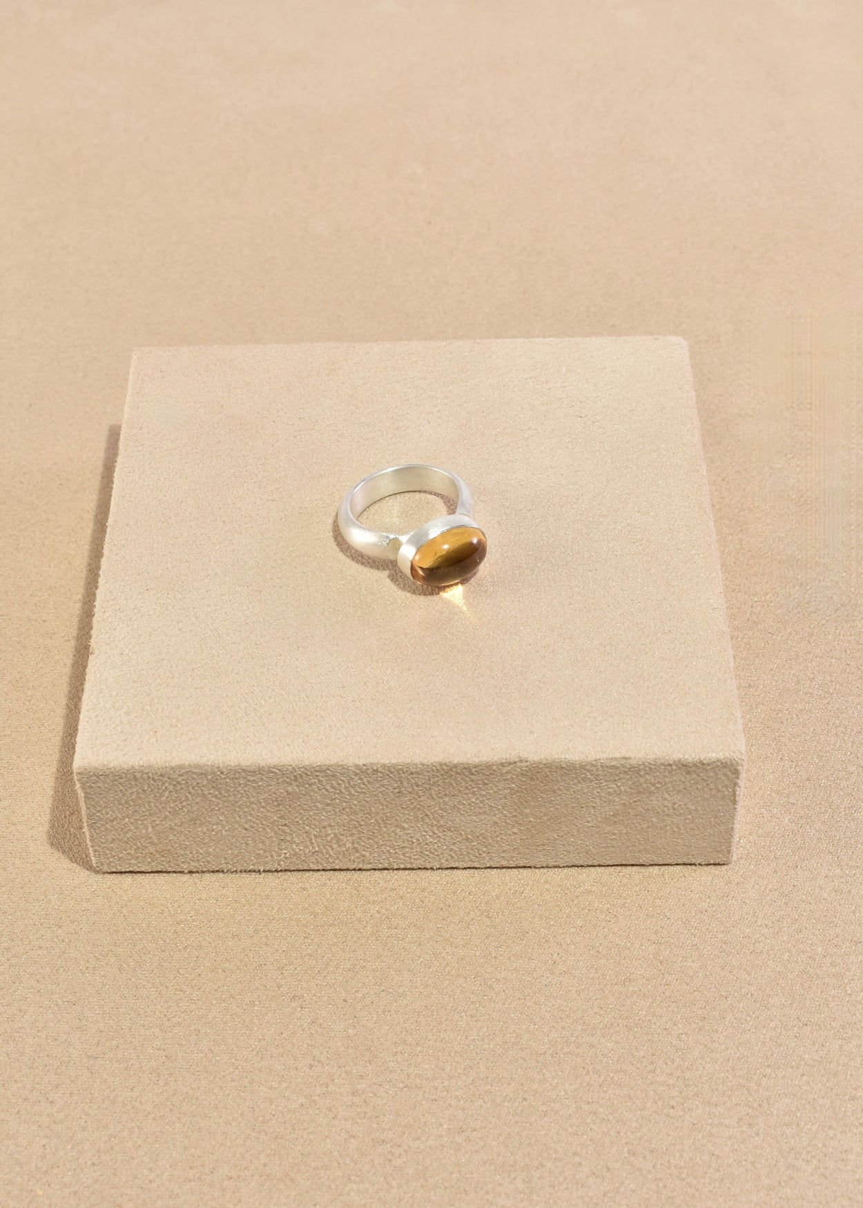 Sterling Citrine Ring