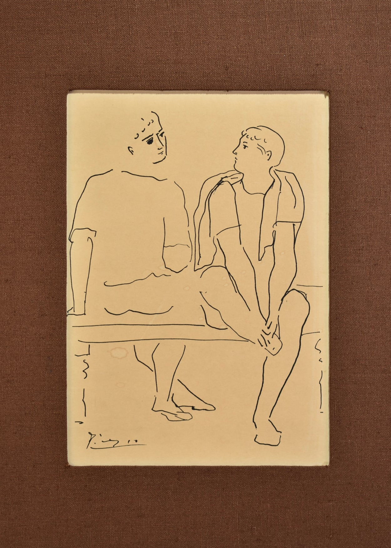 Picasso Dancers, Framed