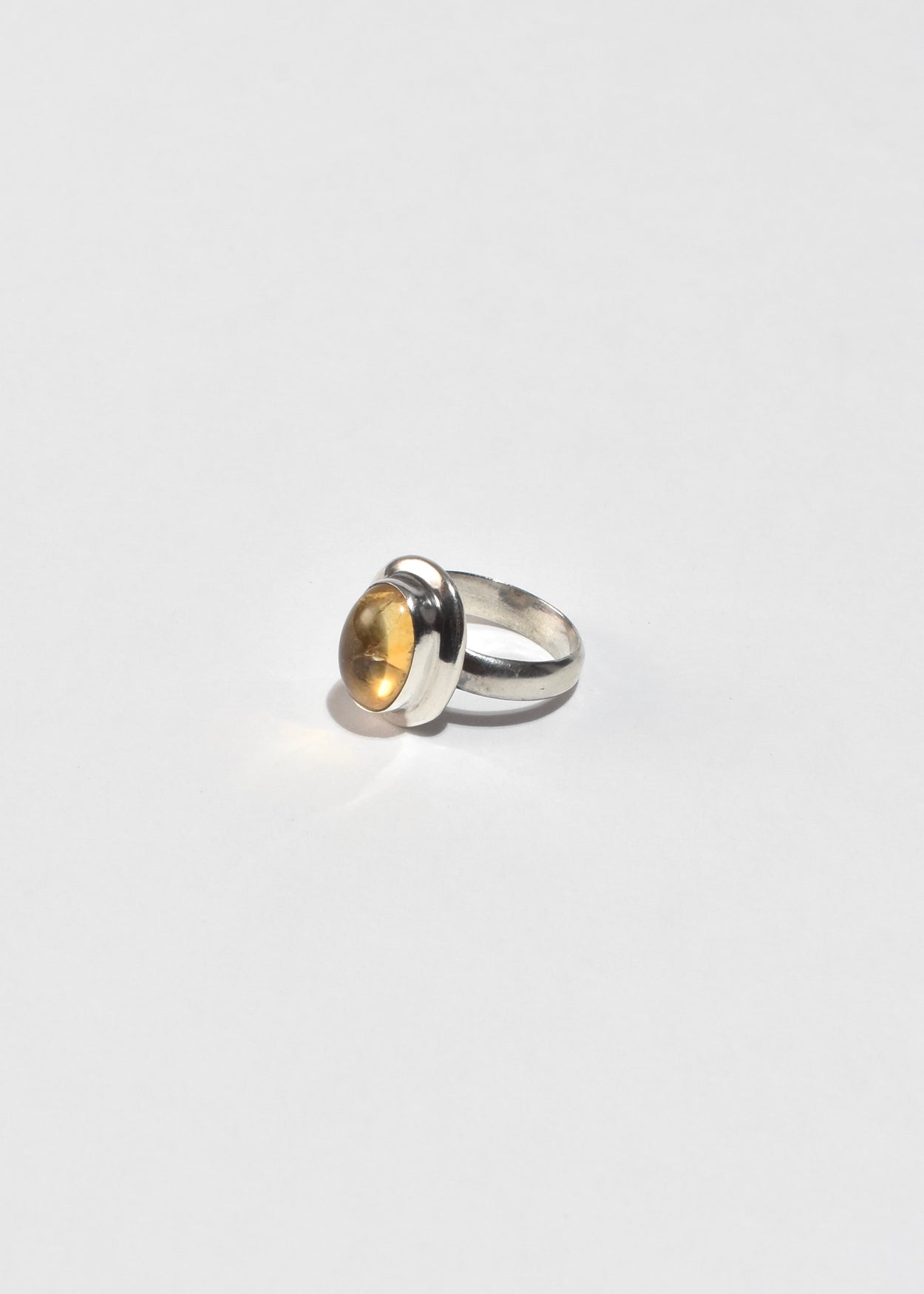 Oval Citrine Ring