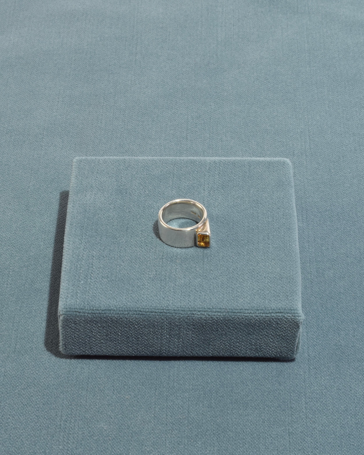 Faceted Citrine Ring