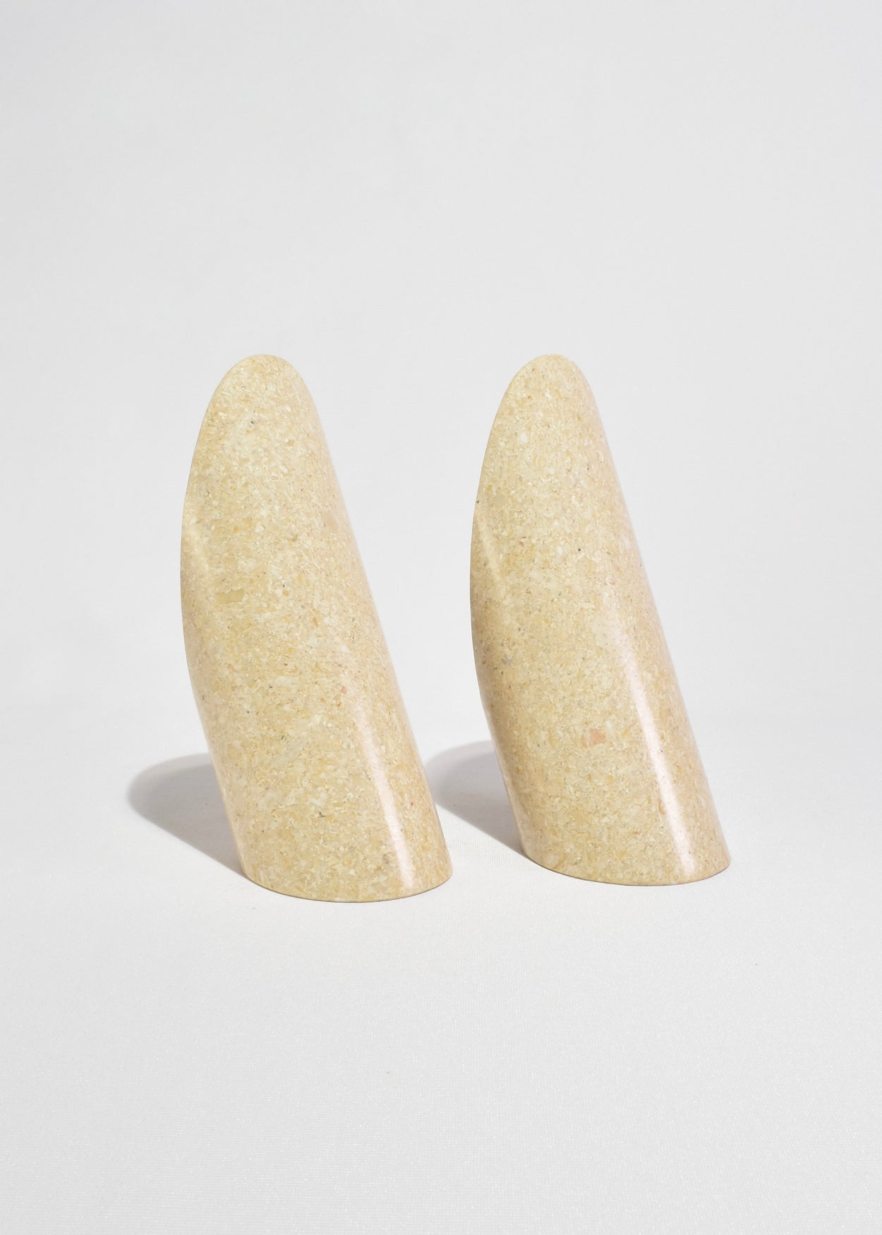 Slanted Stone Bookends