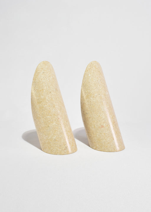 Slanted Stone Bookends