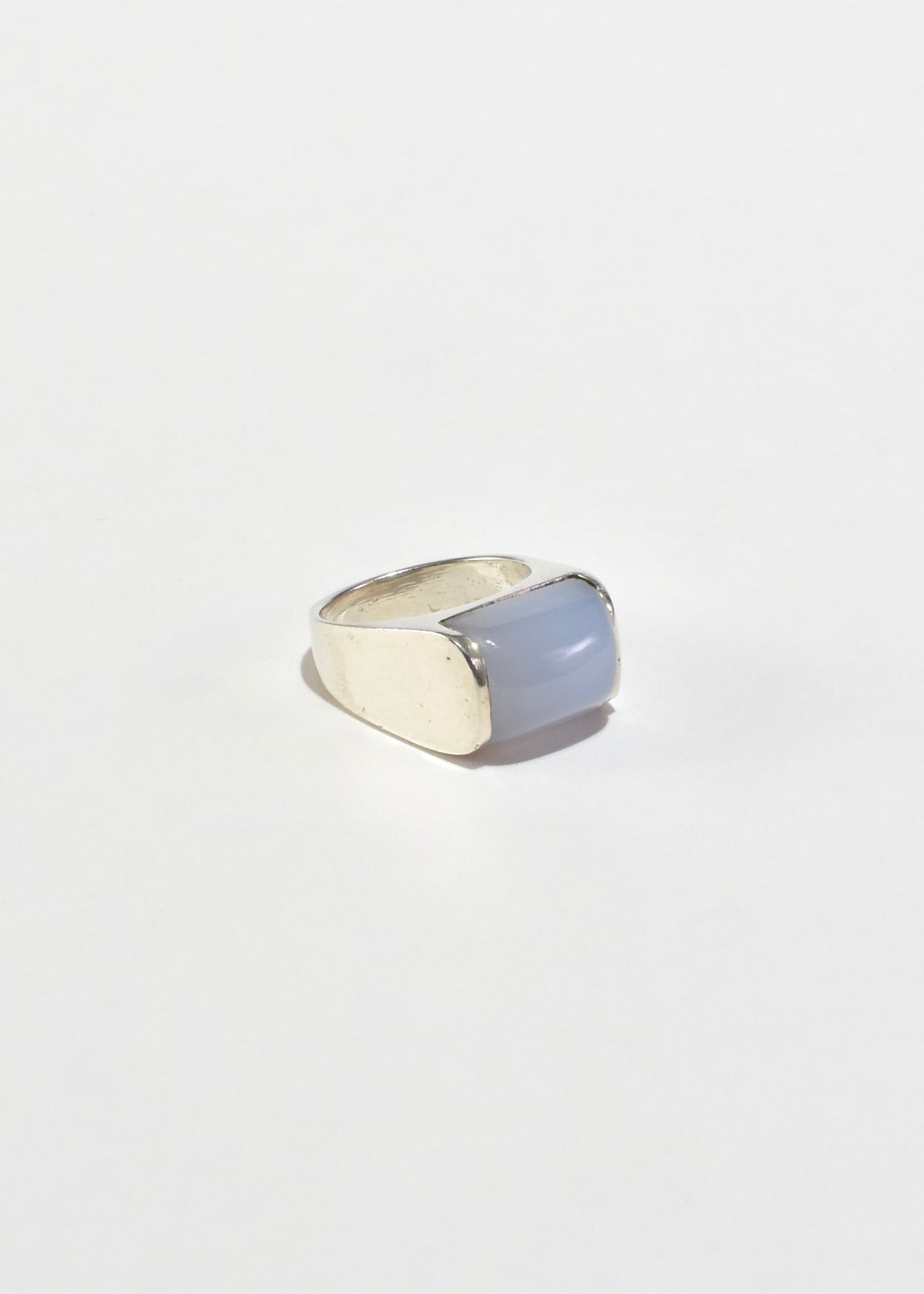Raised Chalcedony Ring