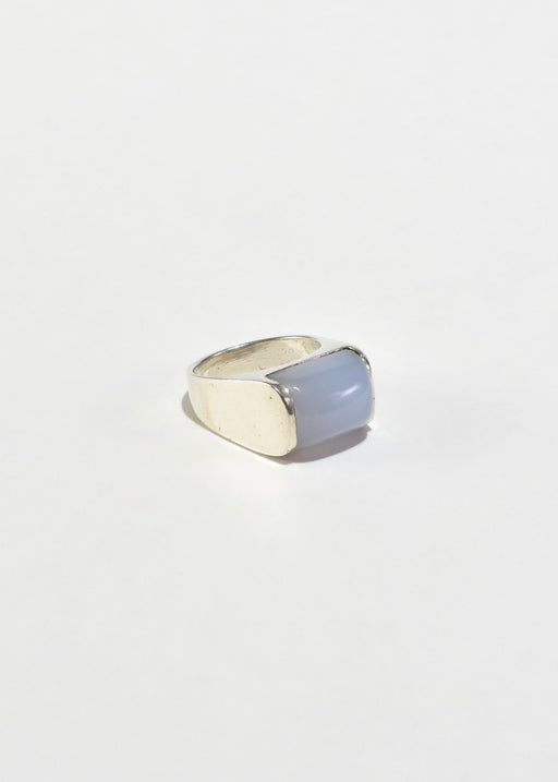 Raised Chalcedony Ring