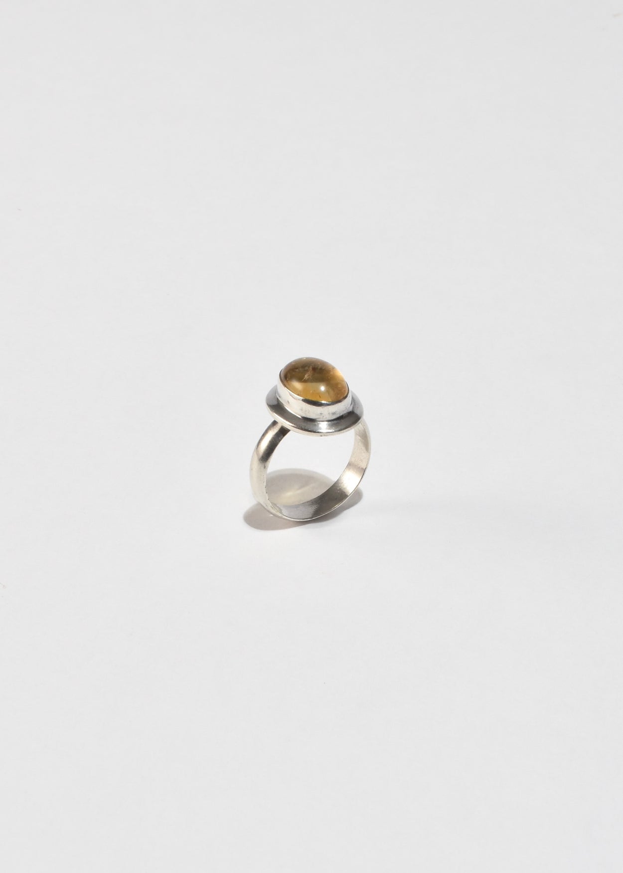Oval Citrine Ring
