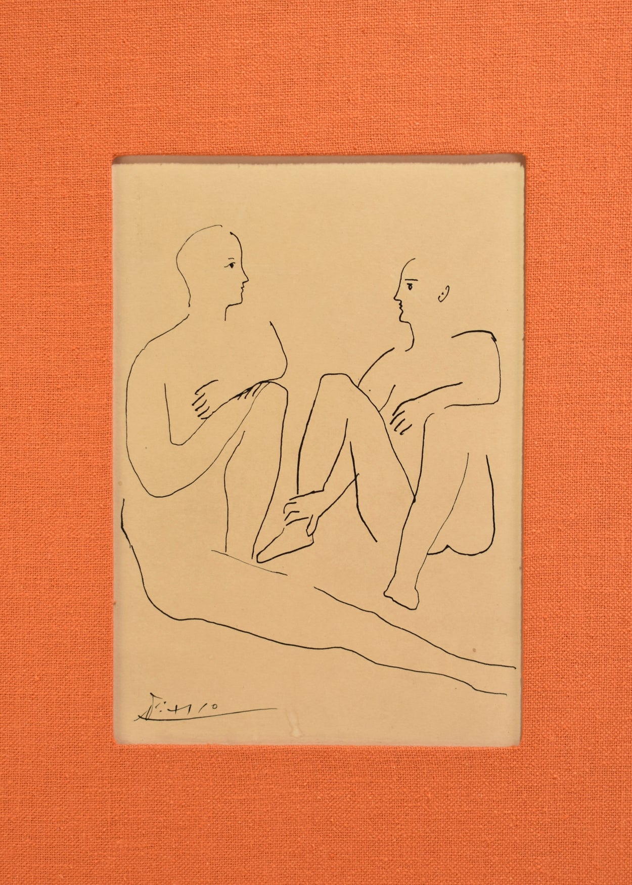 Picasso Dancers, Framed