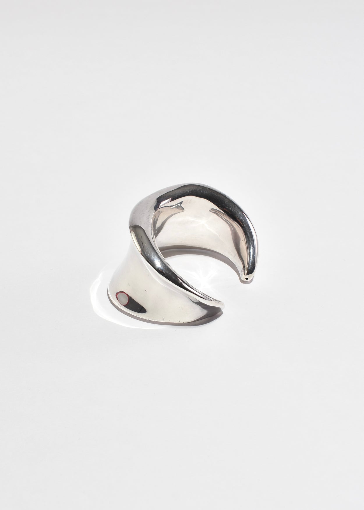 Sculptural Sterling Cuff Bracelet