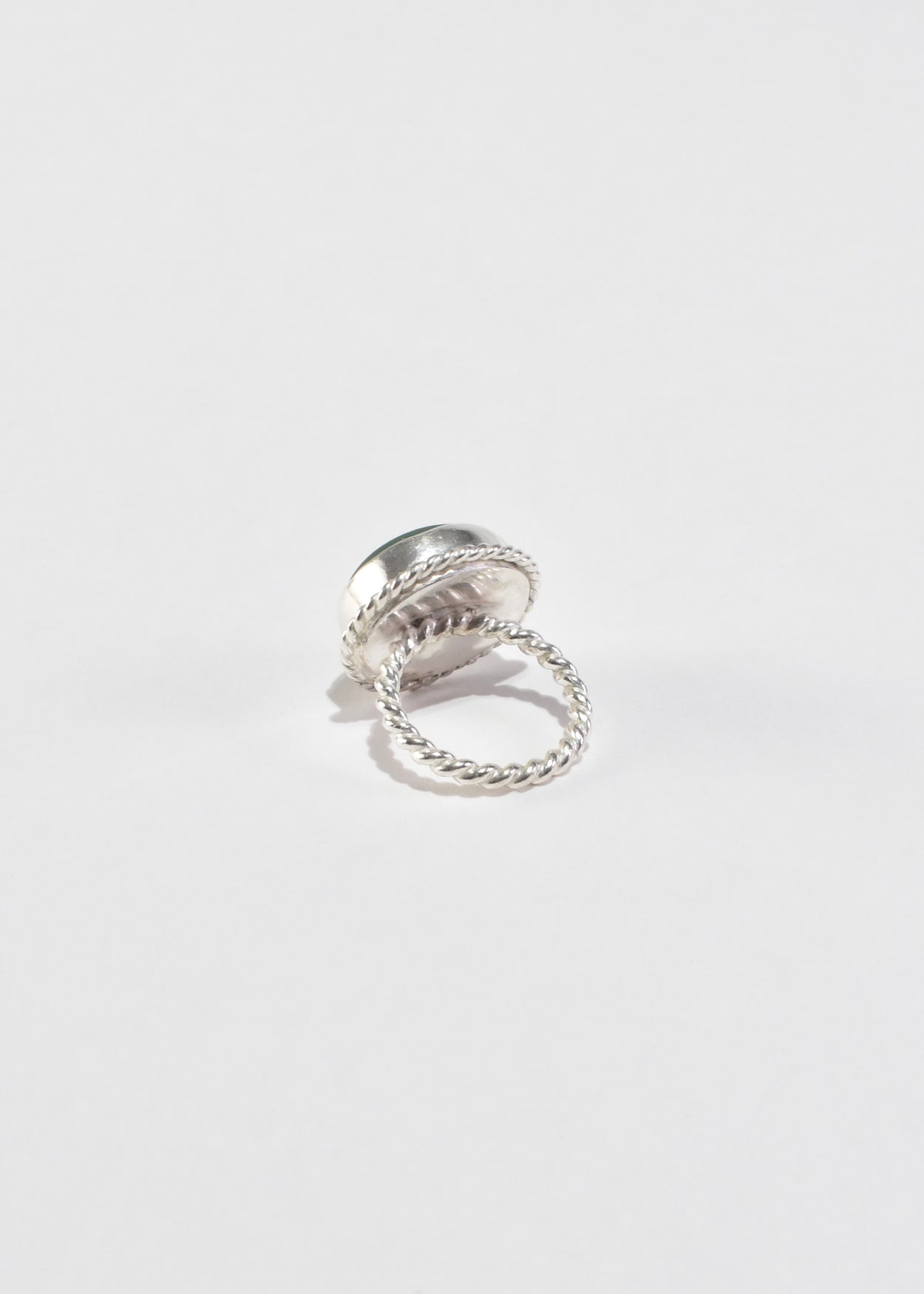 Green Sea Glass Ring