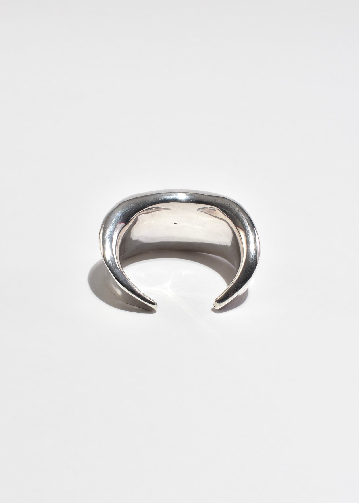 Sculptural Sterling Cuff Bracelet