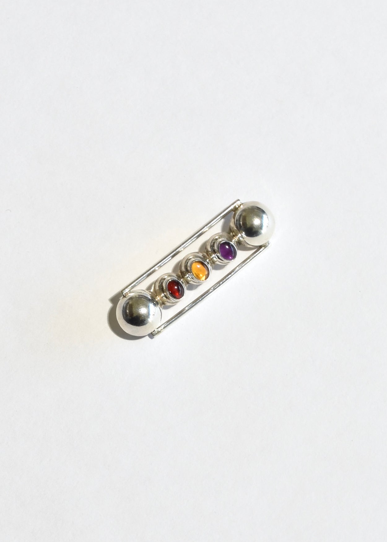 Colorful Dome Detail Brooch