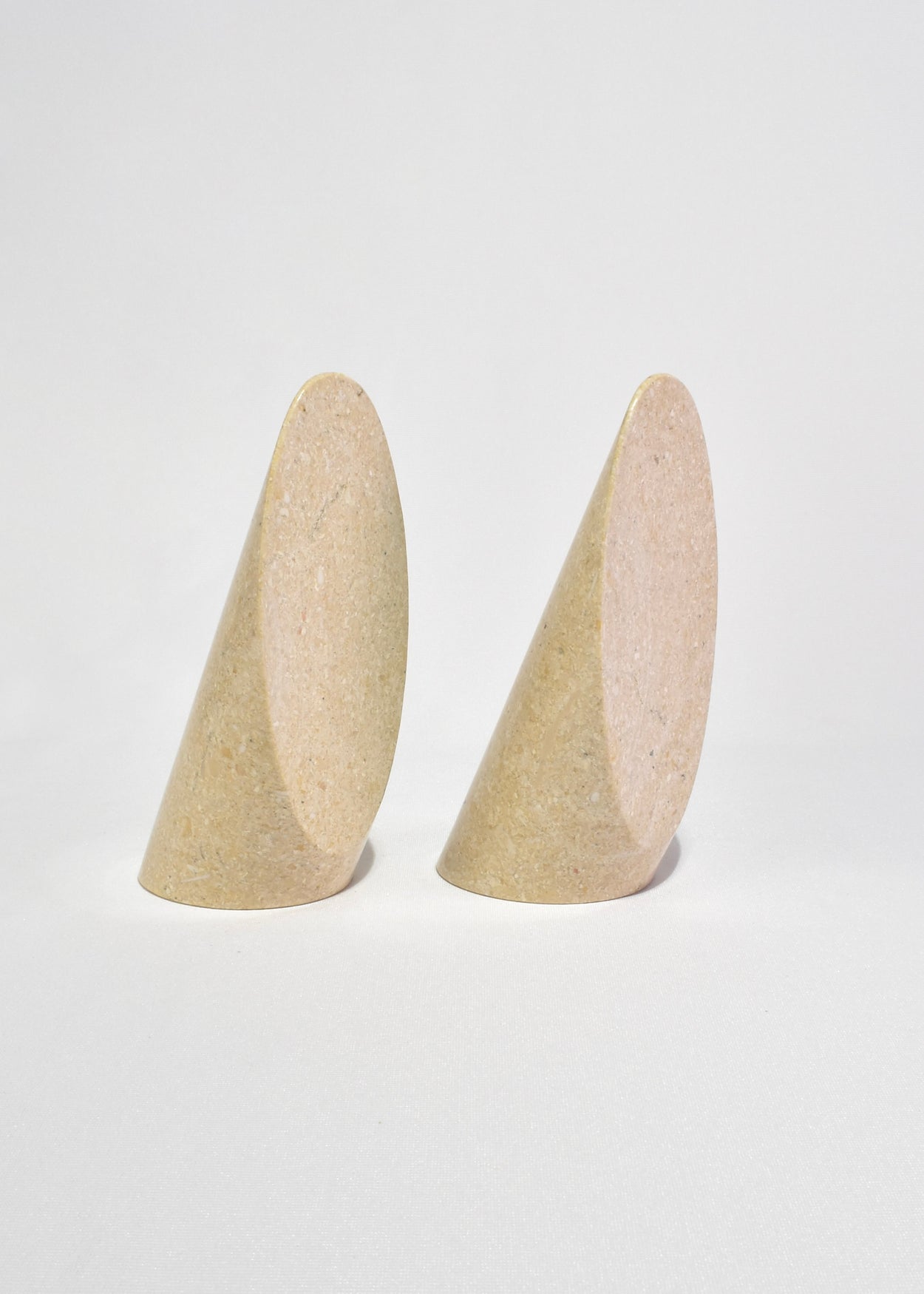 Slanted Stone Bookends