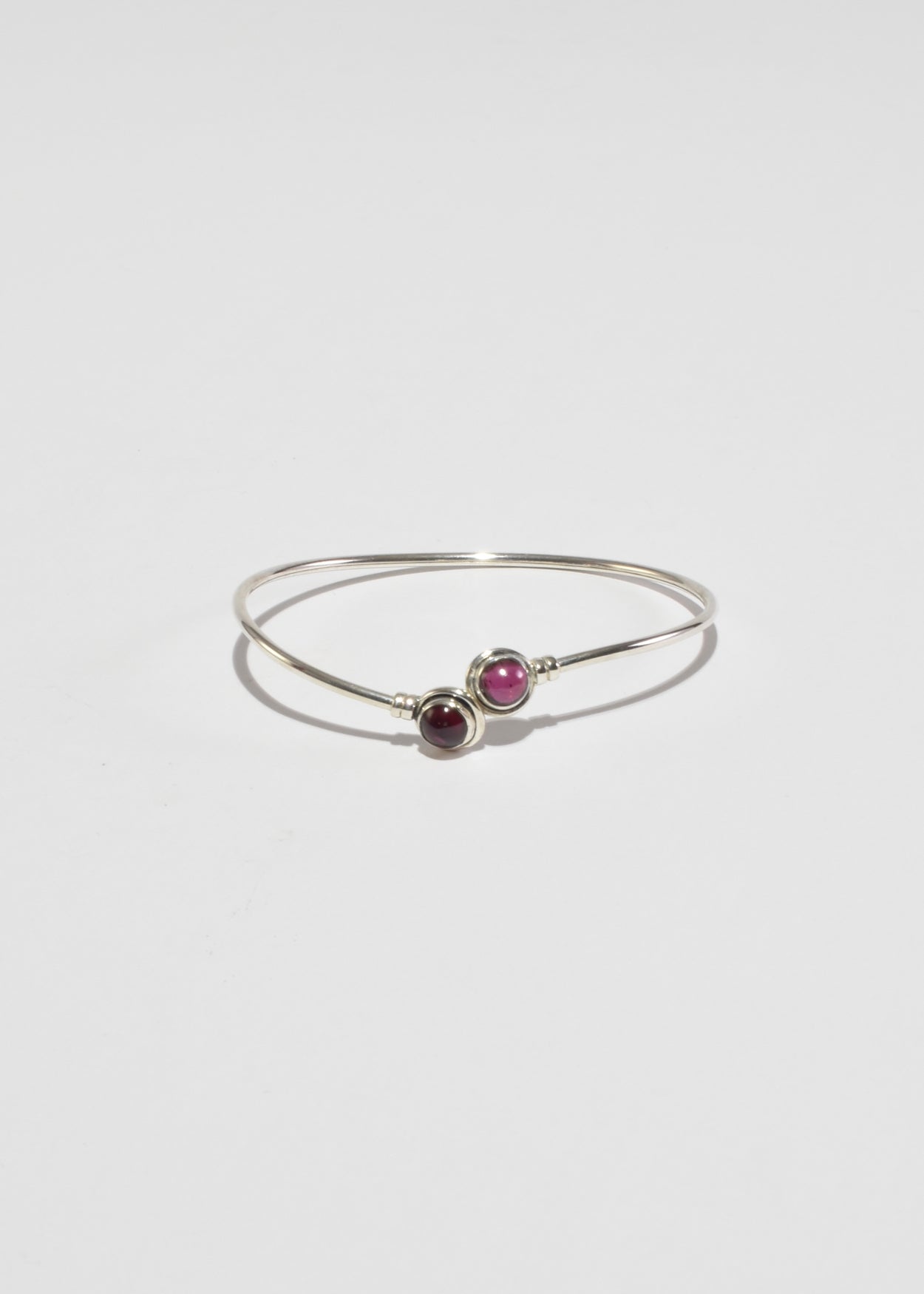 Garnet Sterling Bracelet