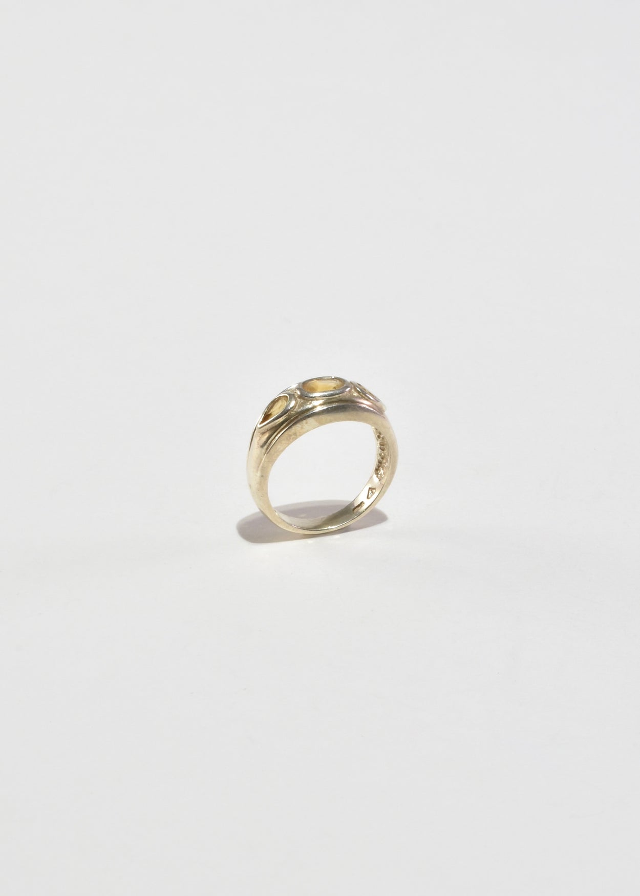 Faceted Citrine Ring