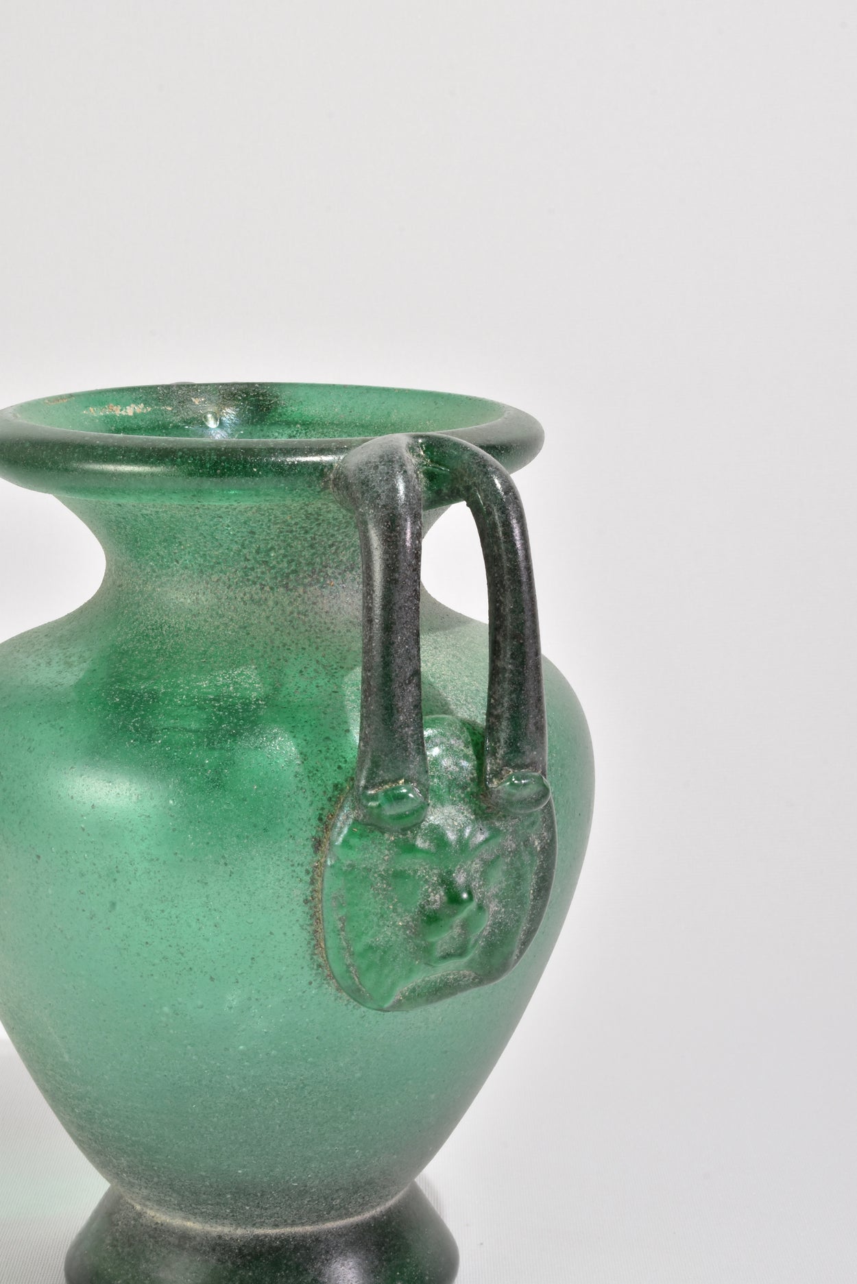 Teal Amphora Vase