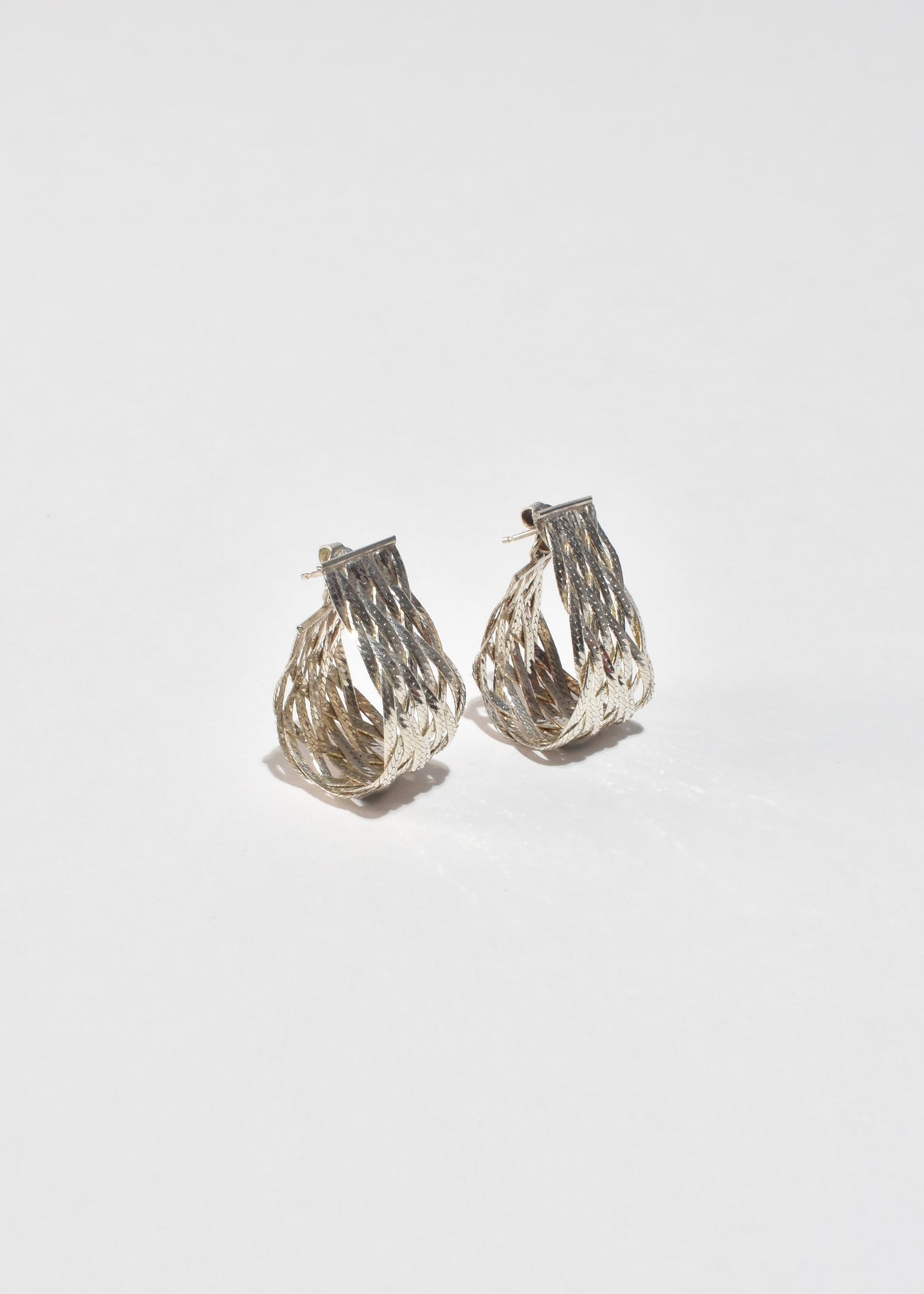 Woven Hoop Earrings