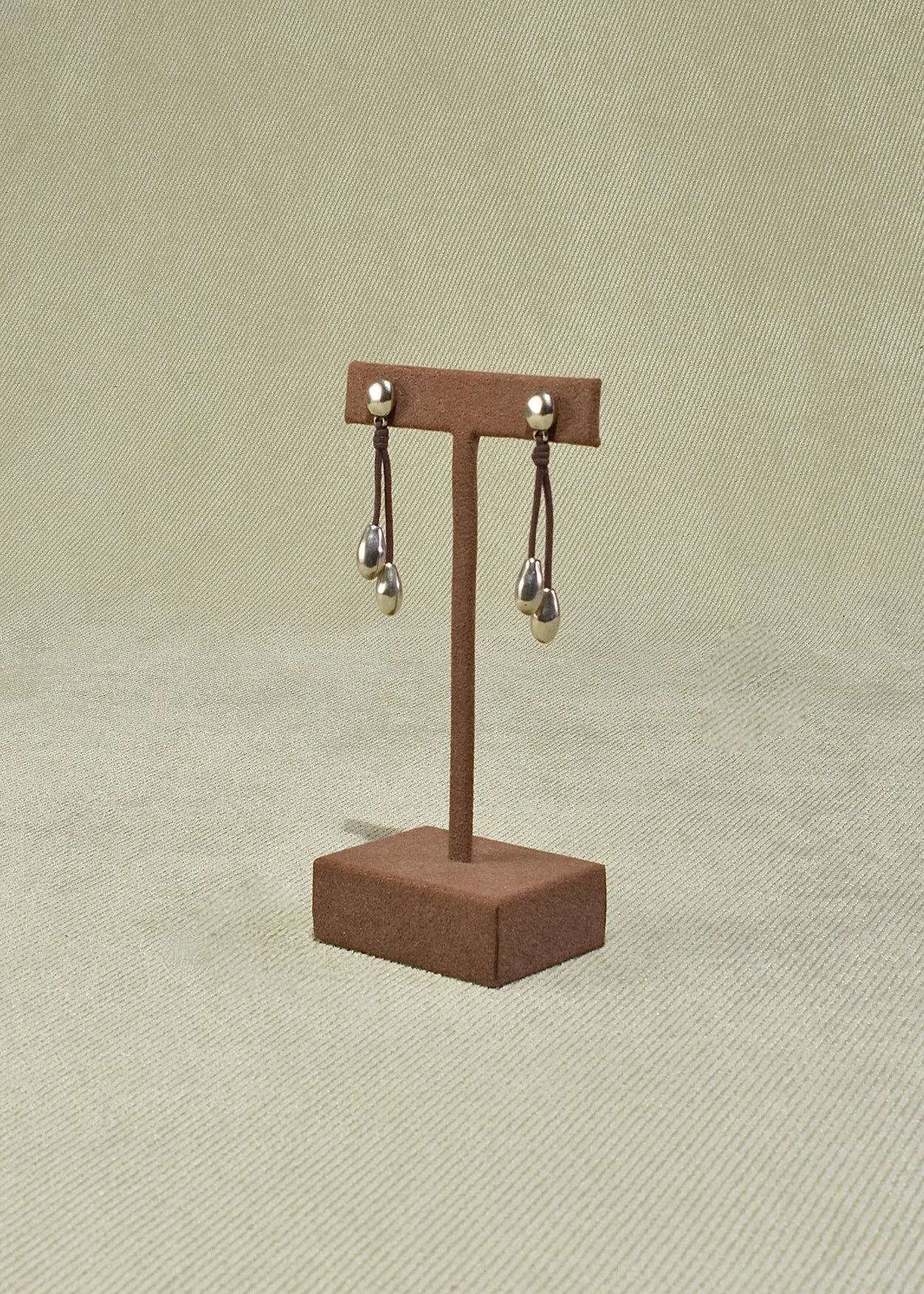 Cord Teardrop Earrings