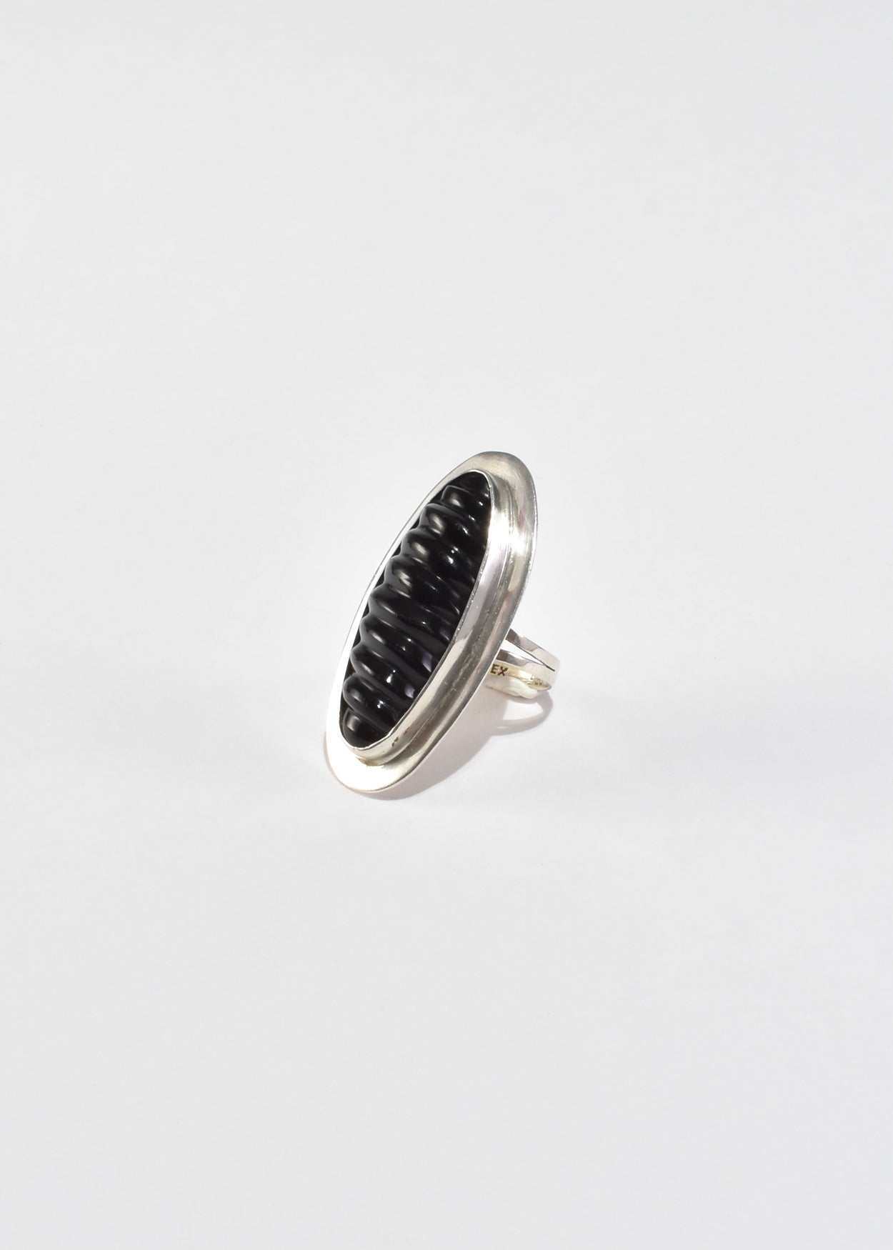 Carved Onyx Ring